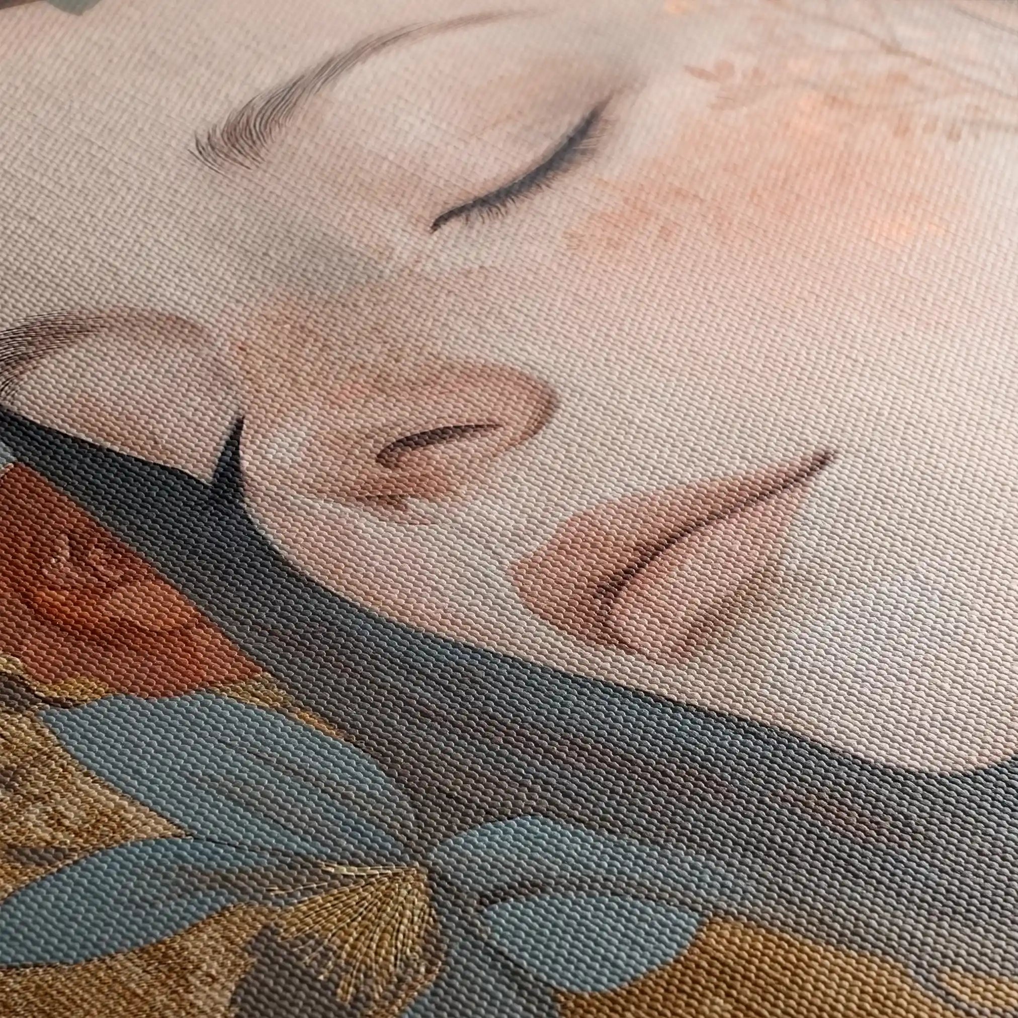 Portrait 174 Canvas Art 60 x 40 cm / Black