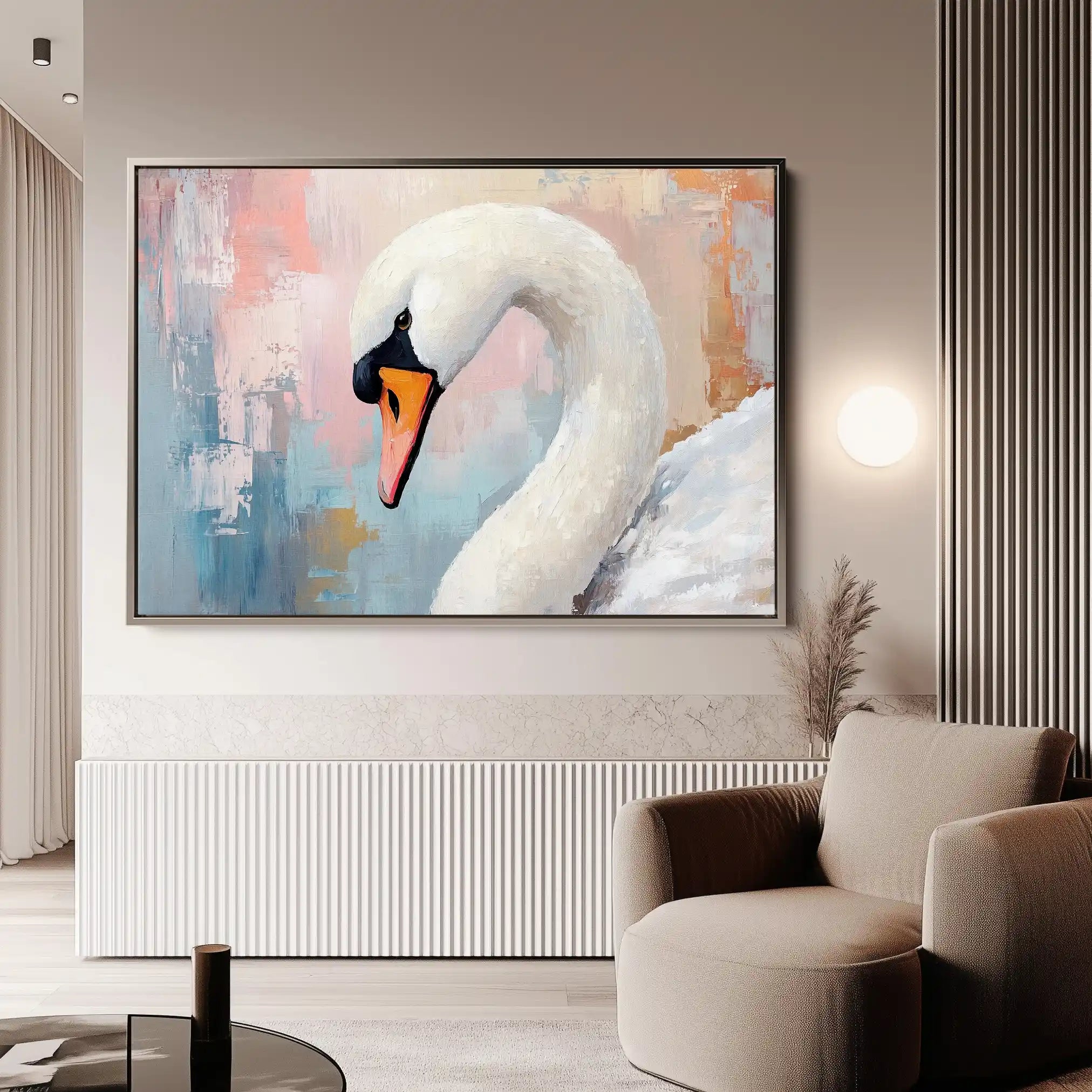 Animals 175 Canvas Art 60 x 40 cm / Black