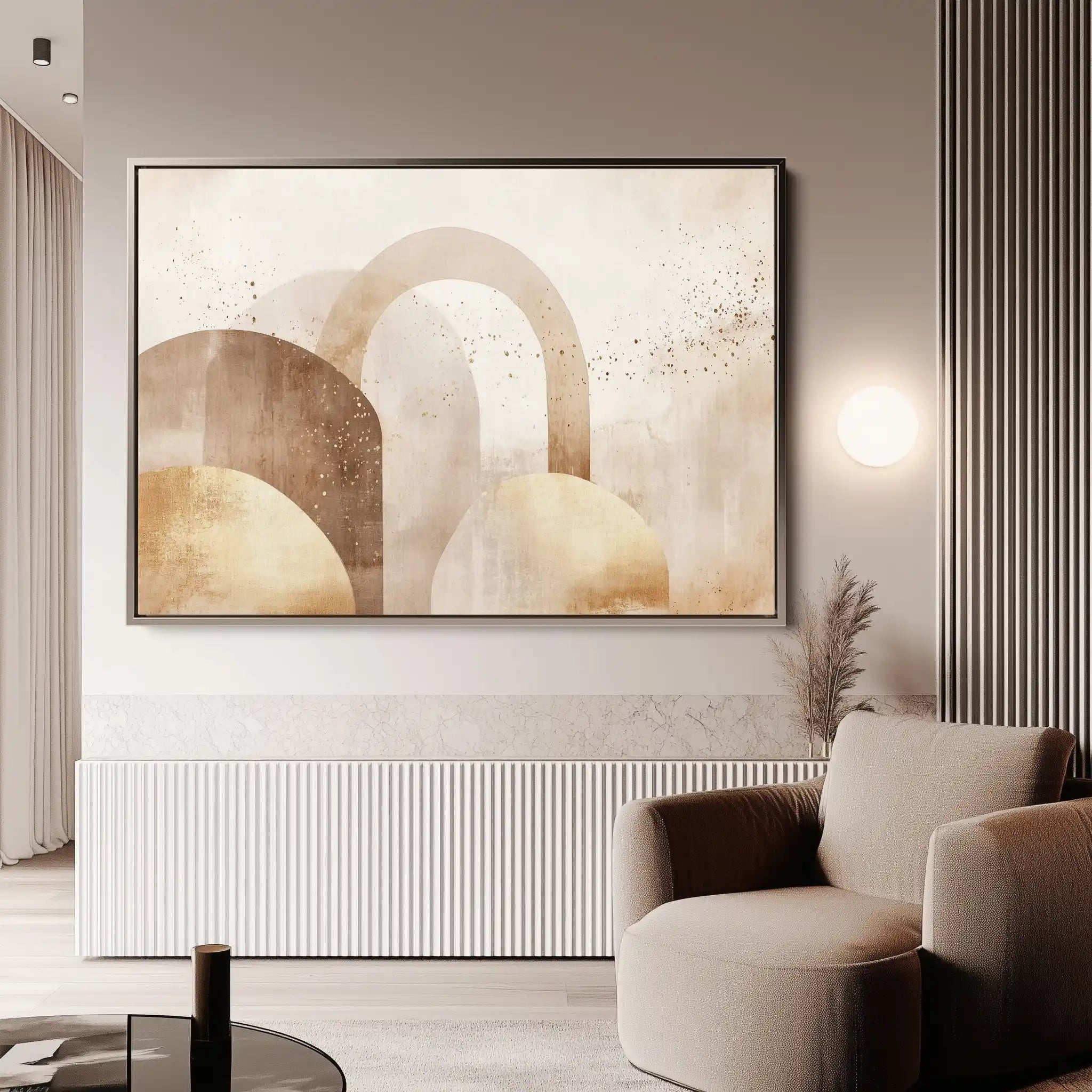 Boho 175 Canvas Art 60 x 40 cm / Black