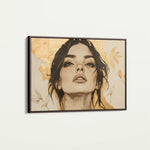 Portrait 175 Canvas Art 60 x 40 cm / Black