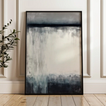 Abstract 1755 Canvas Art 60 x 40 cm / Black