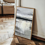 Abstract 1756 Canvas Art 60 x 40 cm / Black