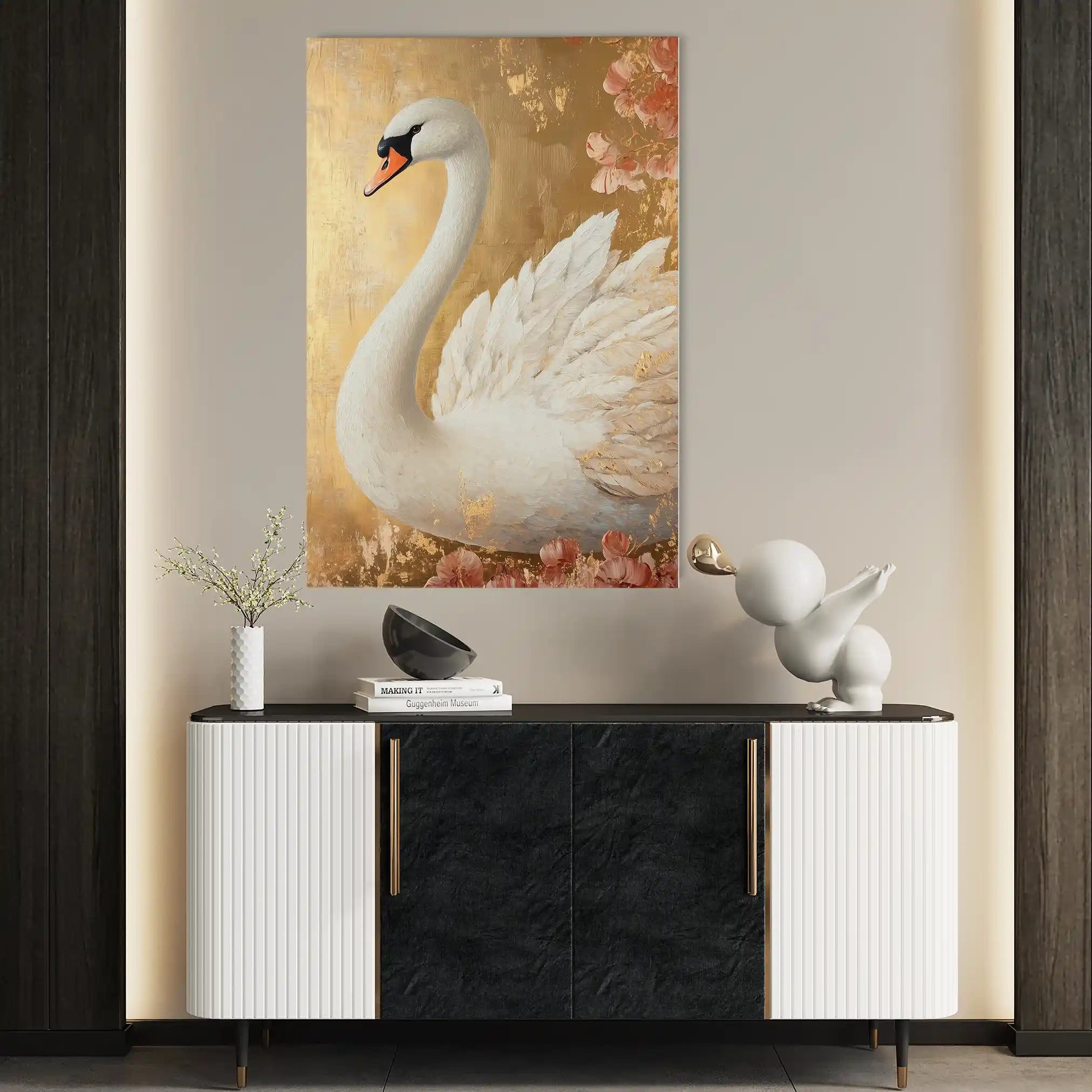 Animals 176 Canvas Art 60 x 40 cm / Black
