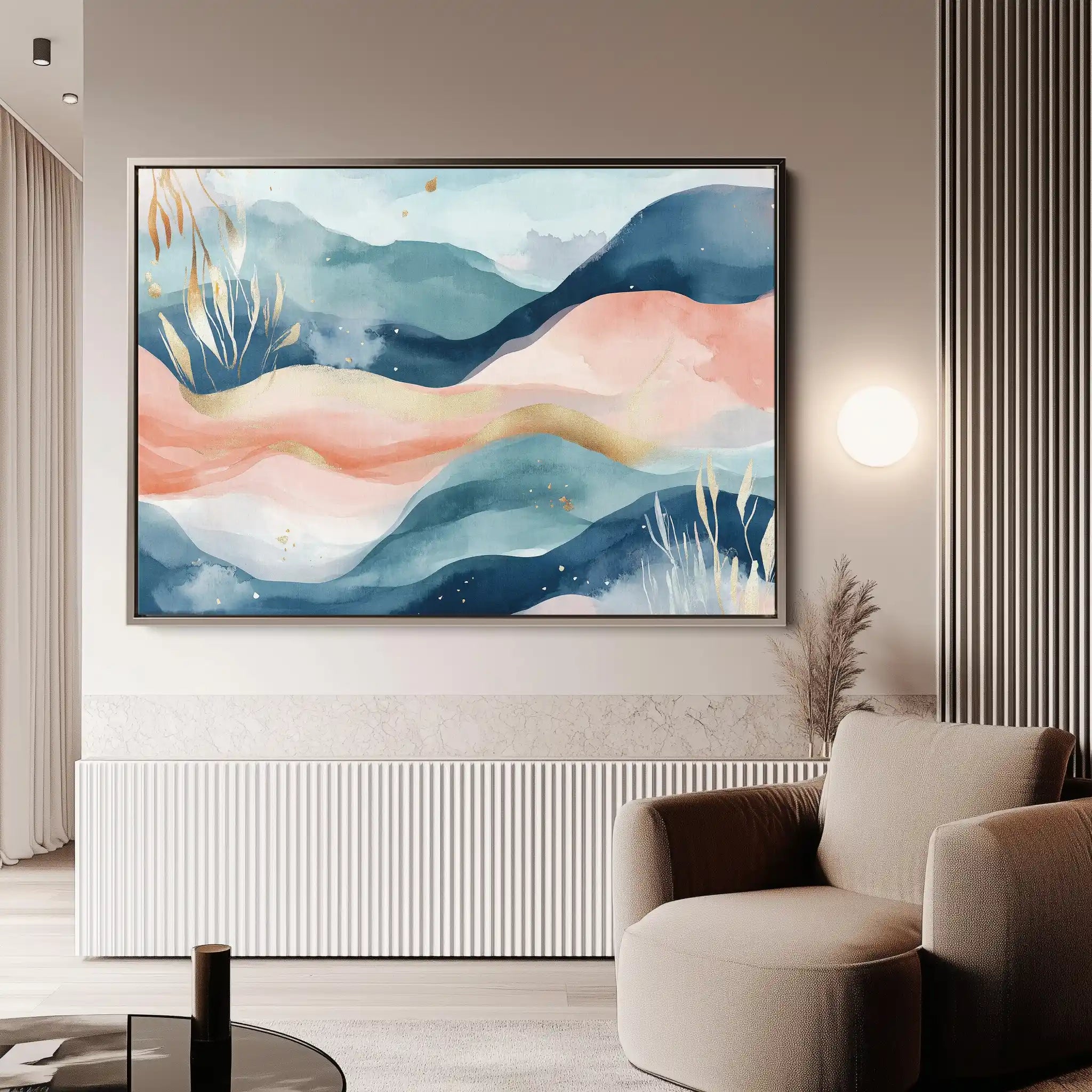 Boho 176 Canvas Art 60 x 40 cm / Black