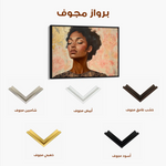 Portrait 176 Canvas Art 60 x 40 cm / Black