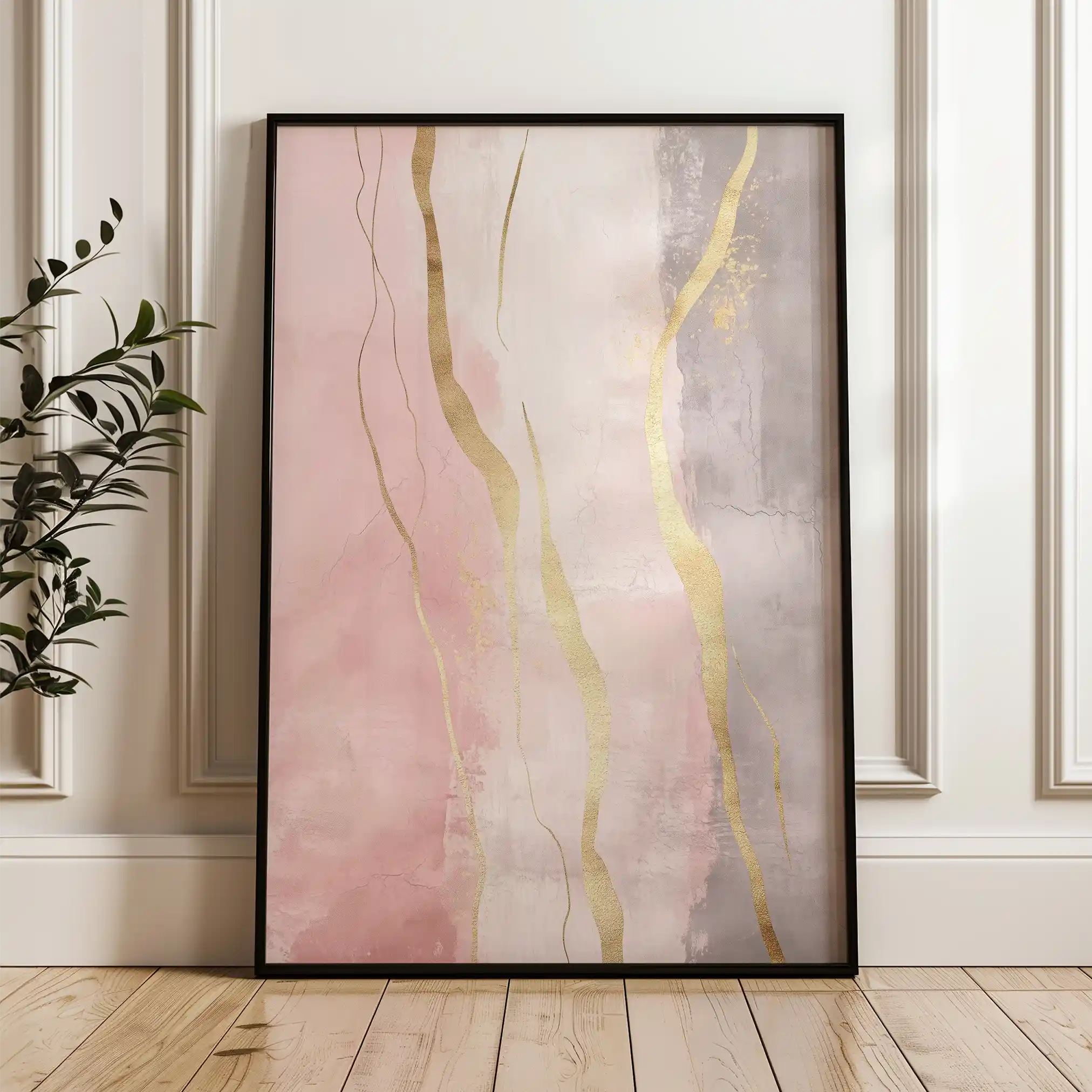 Boho 177 Canvas Art 60 x 40 cm / Black