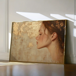 Portrait 177 Canvas Art 60 x 40 cm / Black