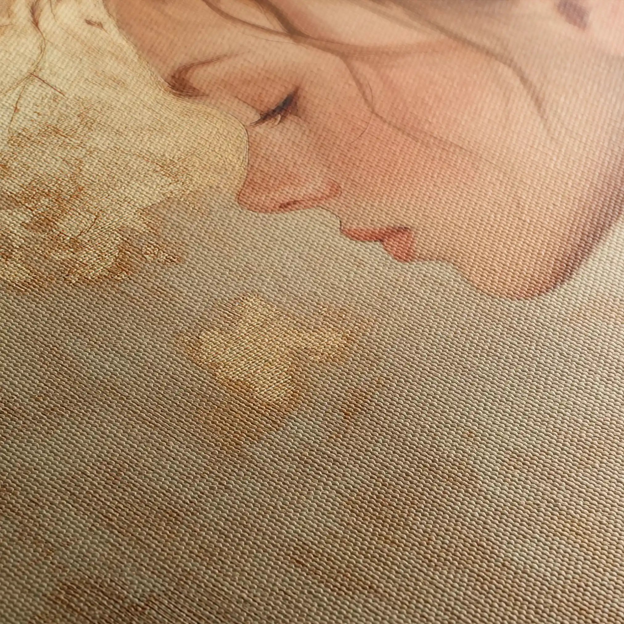 Portrait 177 Canvas Art 60 x 40 cm / Black