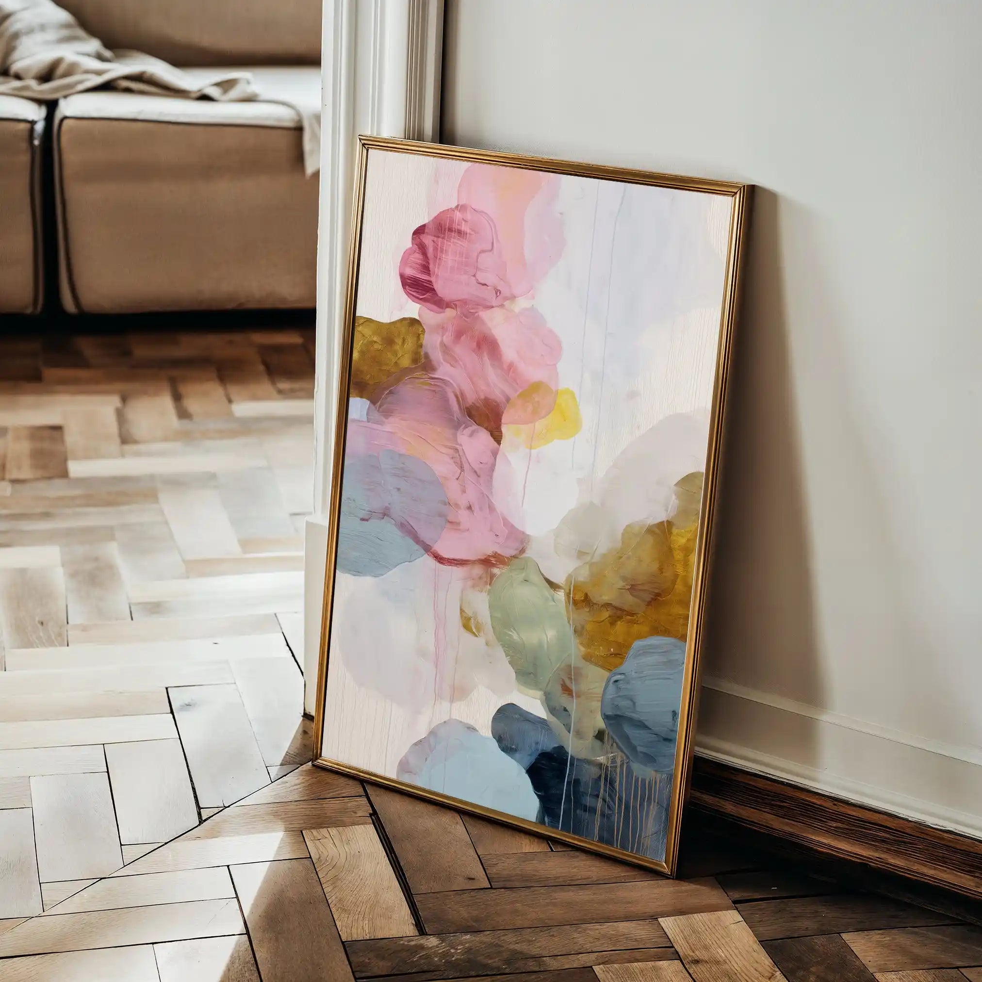 Abstract 1771 Canvas Art 60 x 40 cm / Black