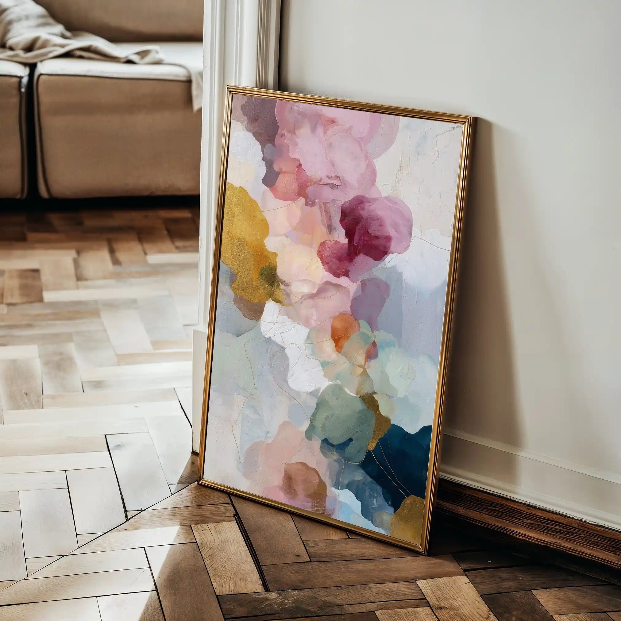 Abstract 1772 Canvas Art 60 x 40 cm / Black