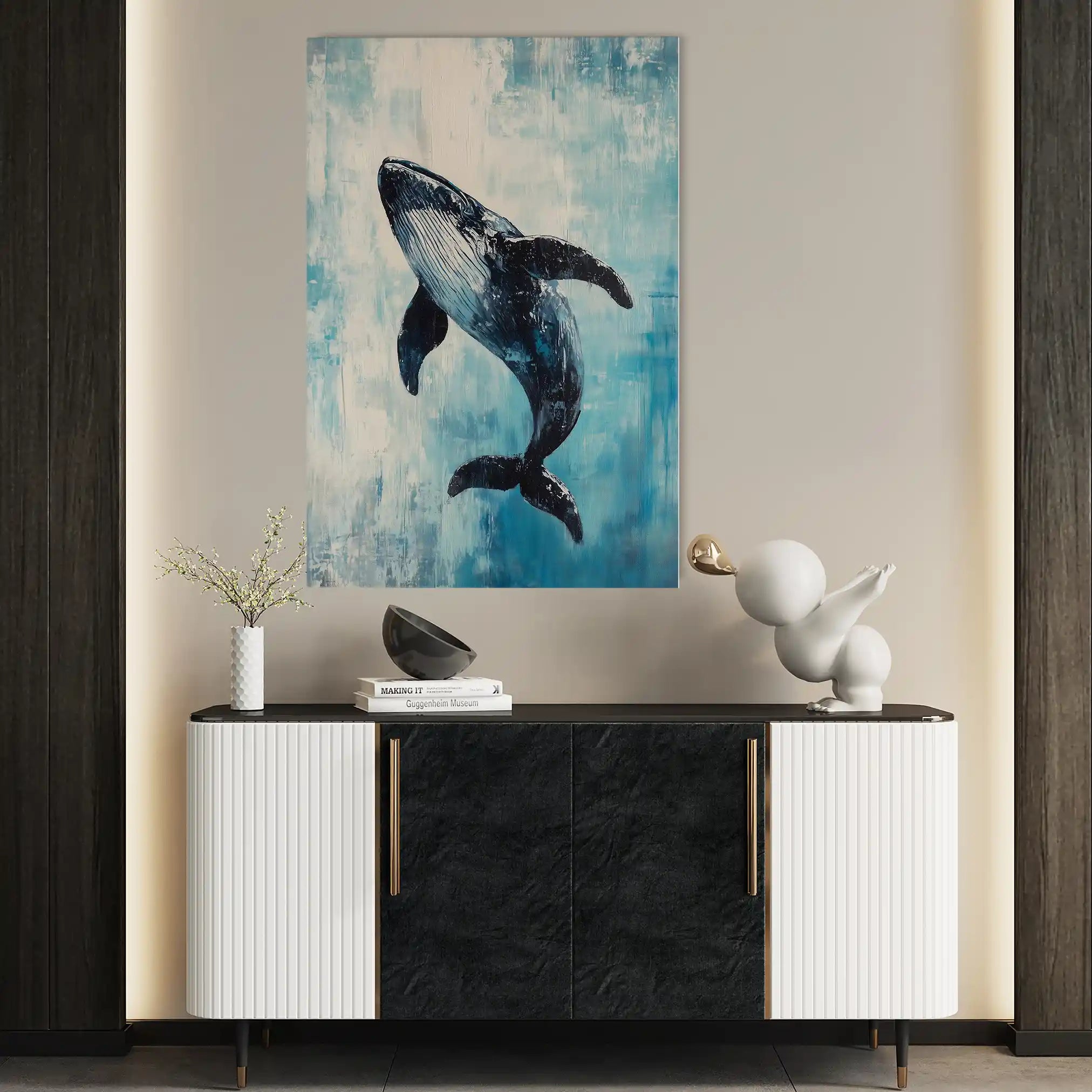 Animals 178 Canvas Art 60 x 40 cm / Black