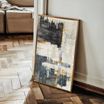 Abstract 178 Canvas Art 60 x 40 cm / Black