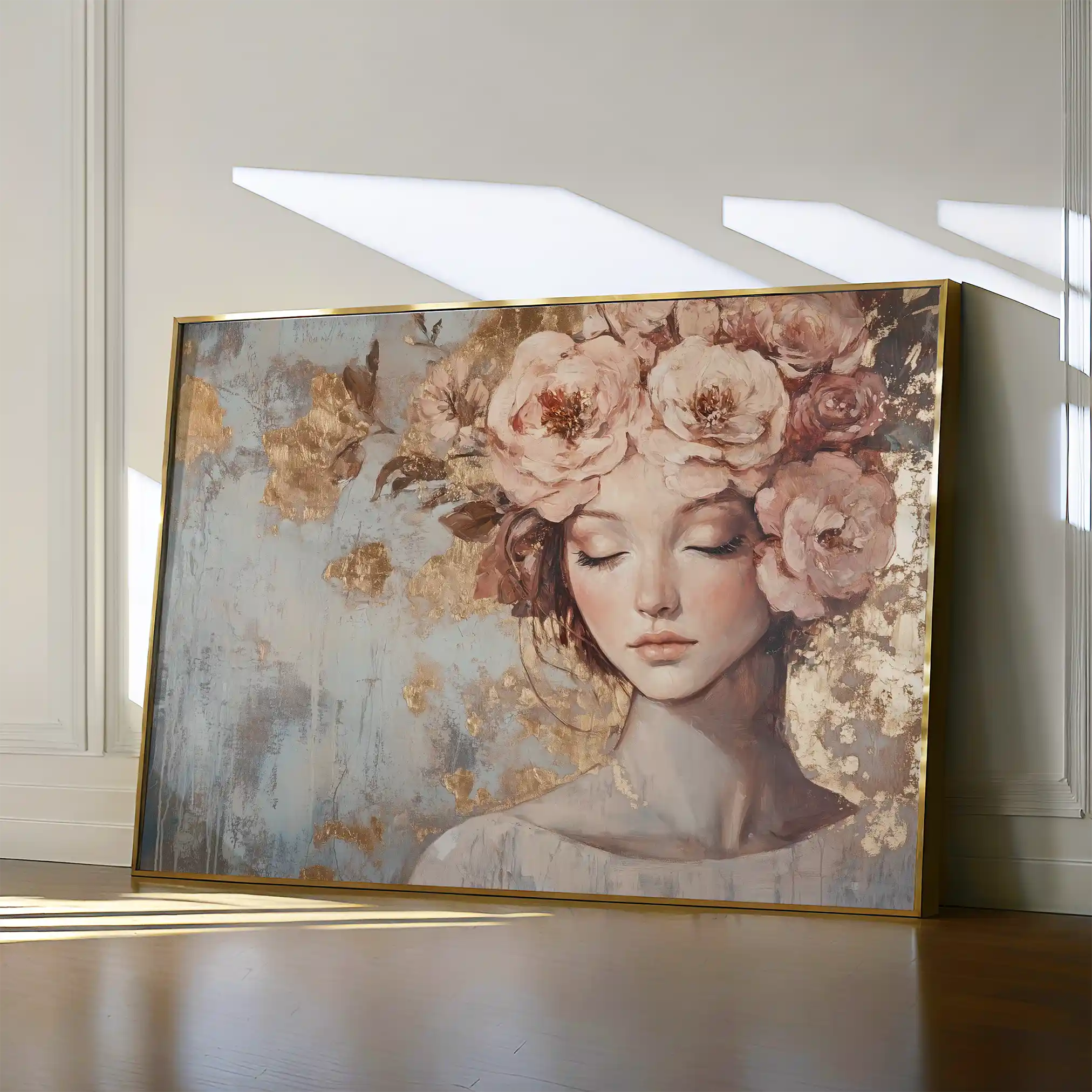 Portrait 178 Canvas Art 60 x 40 cm / Black