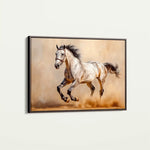 Horses 179 Canvas Art 60 x 40 cm / Black
