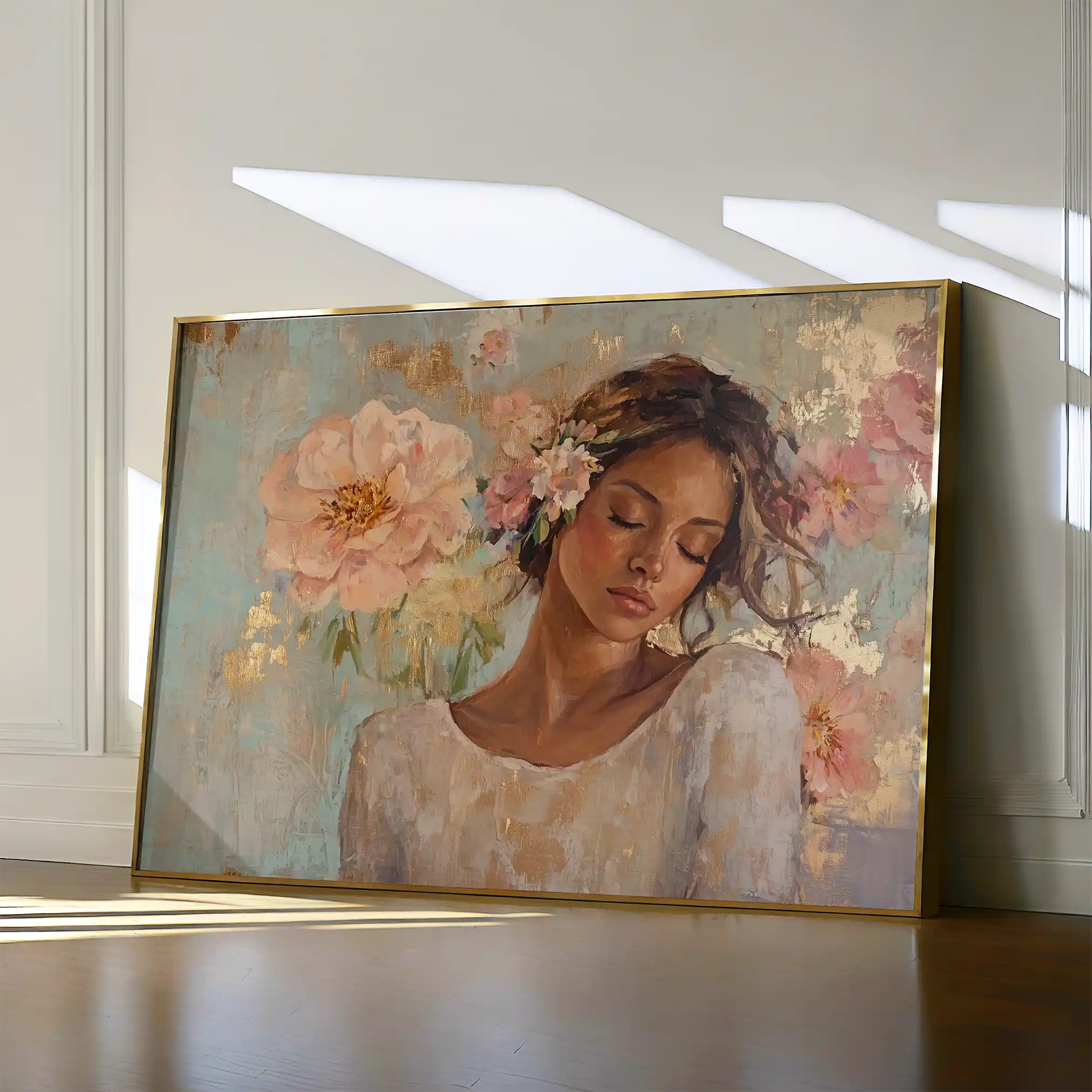 Portrait 179 Canvas Art 60 x 40 cm / Black