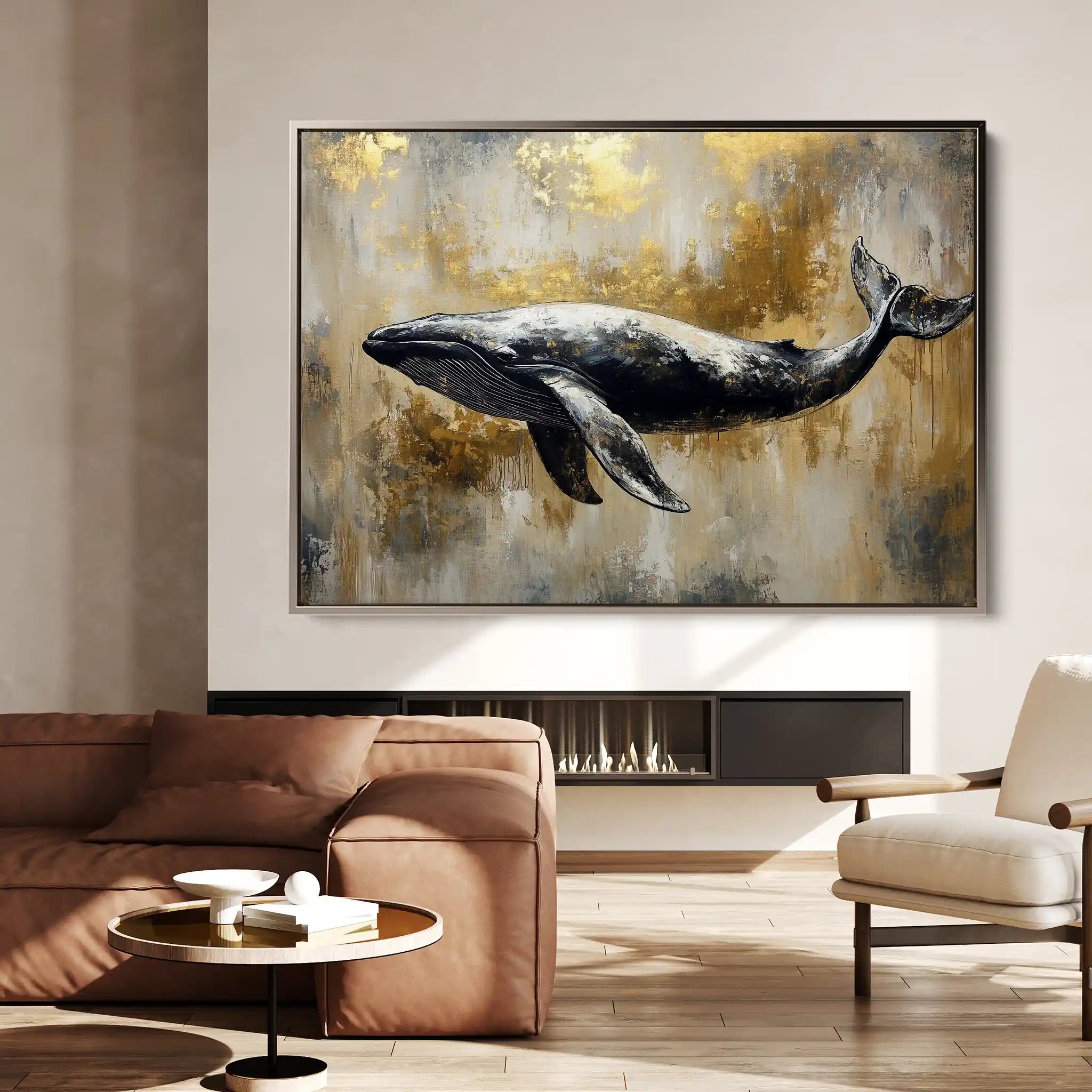 Animals 180 Canvas Art 60 x 40 cm / Black
