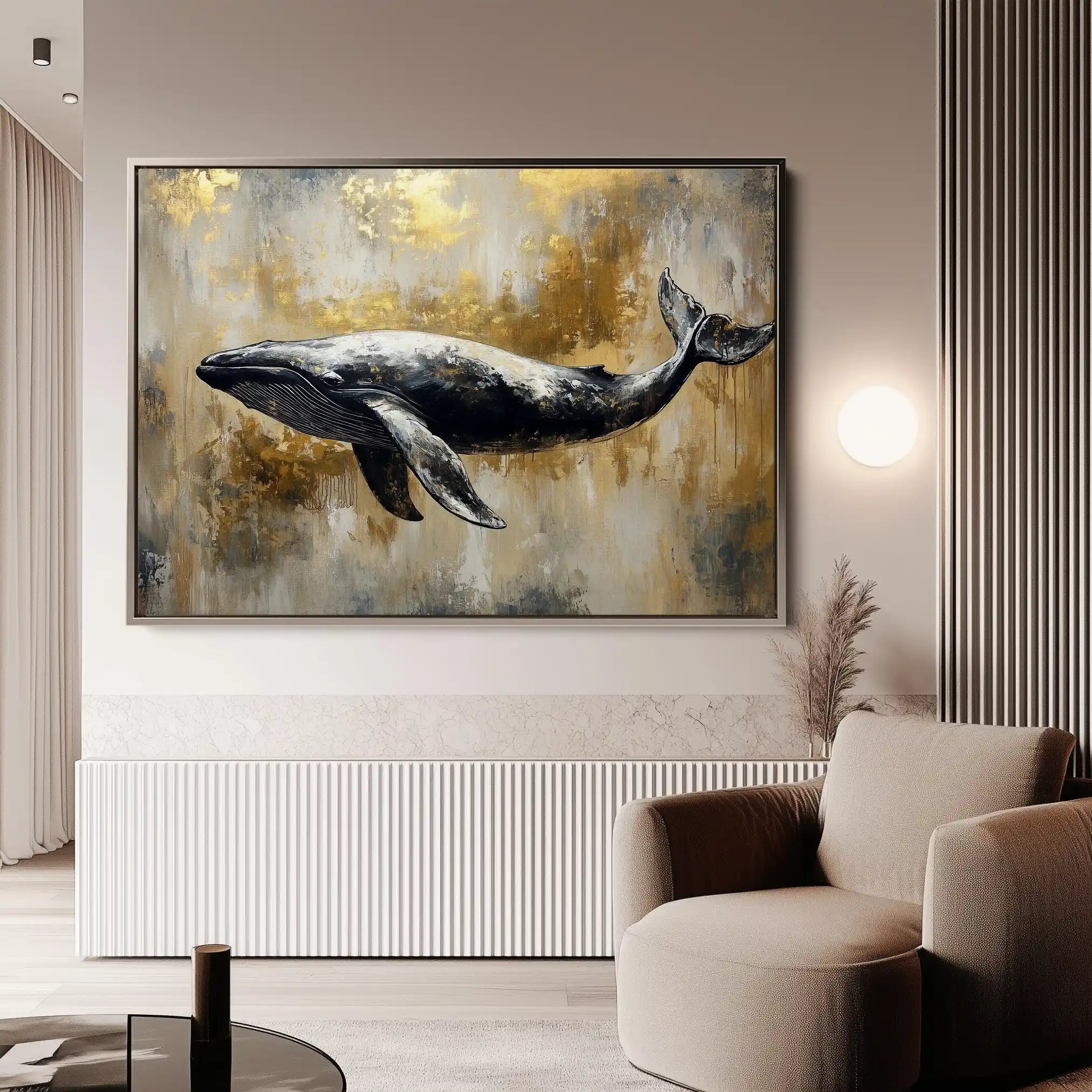 Animals 180 Canvas Art 60 x 40 cm / Black
