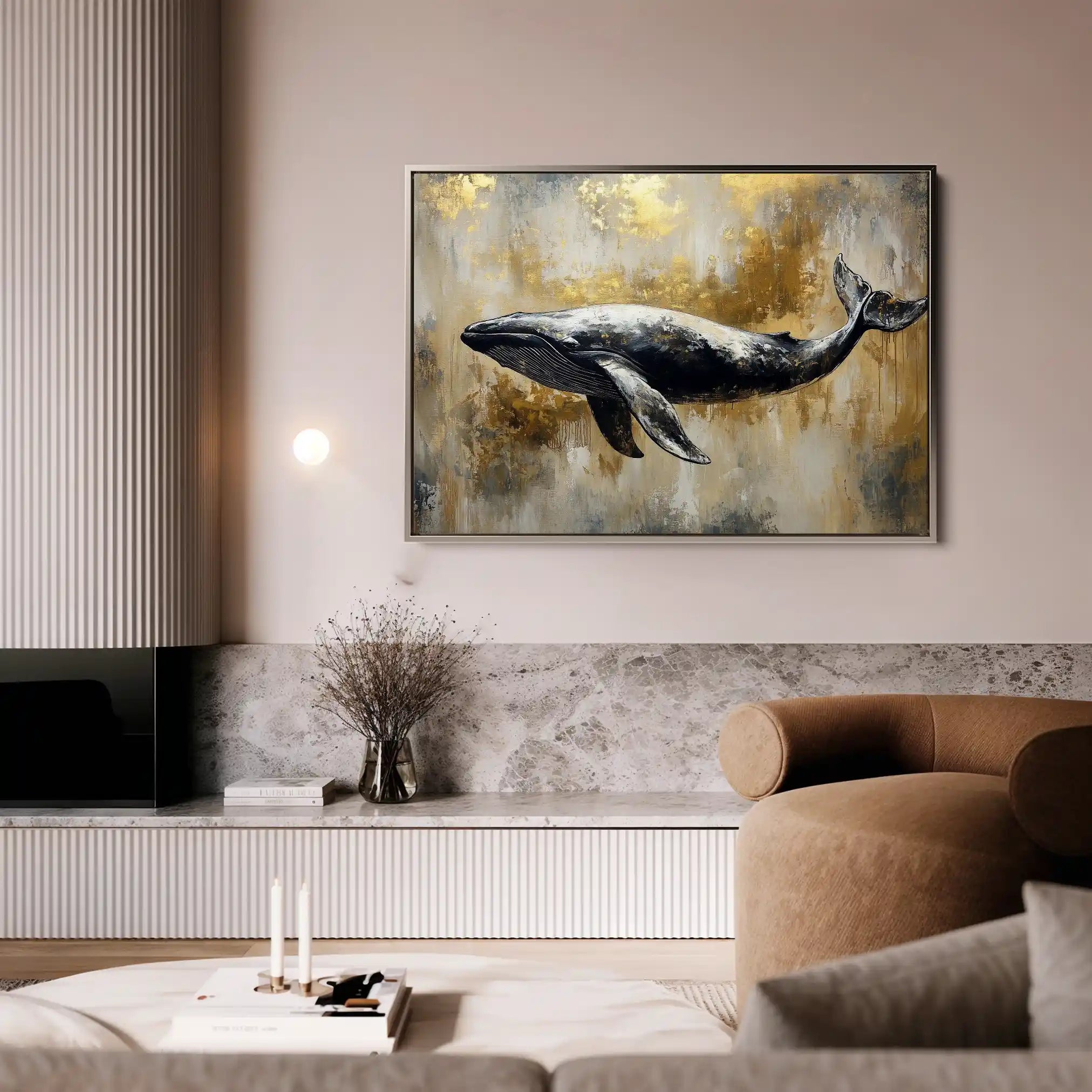 Animals 180 Canvas Art 60 x 40 cm / Black
