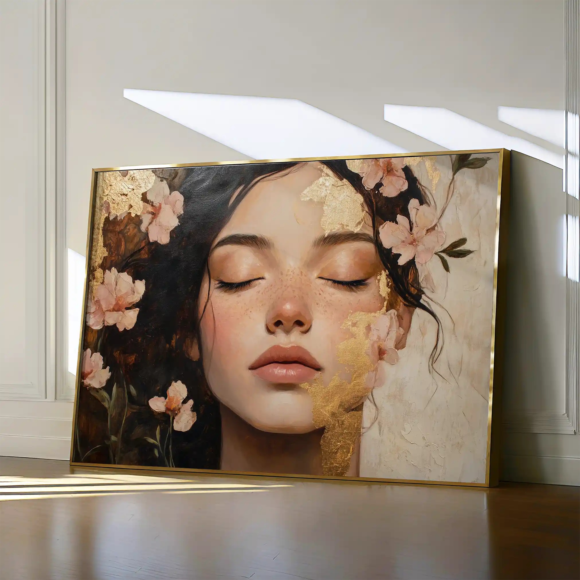 Portrait 180 Canvas Art 60 x 40 cm / Black