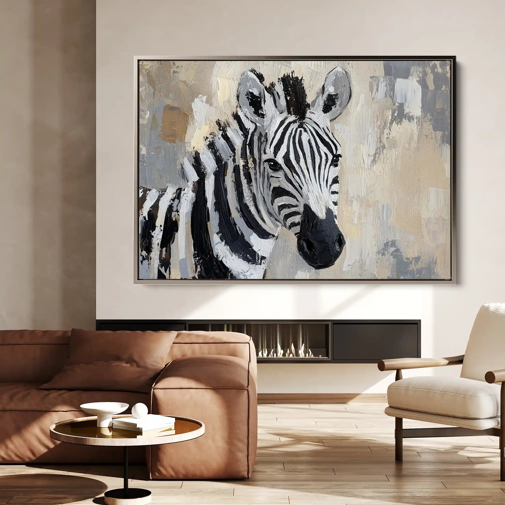 Animals 182 Canvas Art 60 x 40 cm / Black