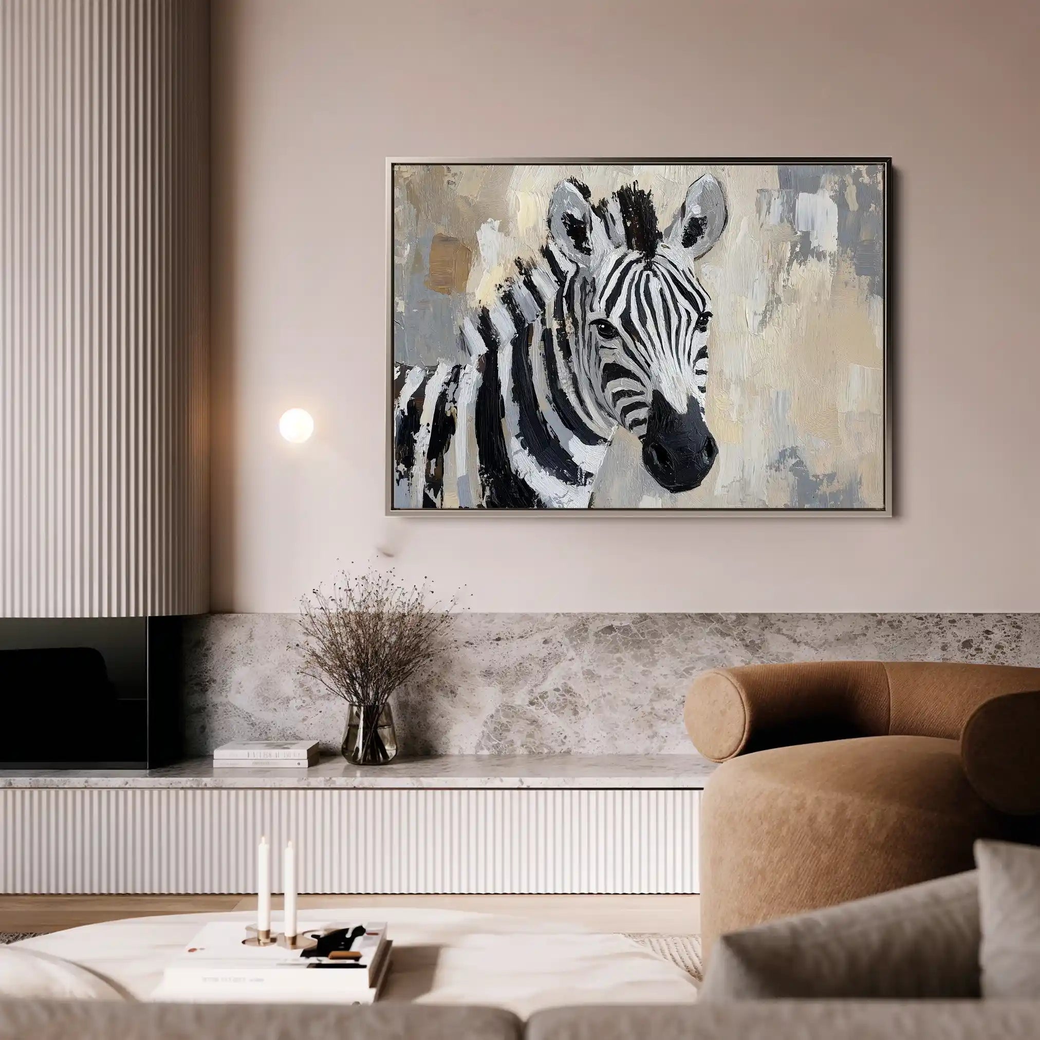 Animals 182 Canvas Art 60 x 40 cm / Black