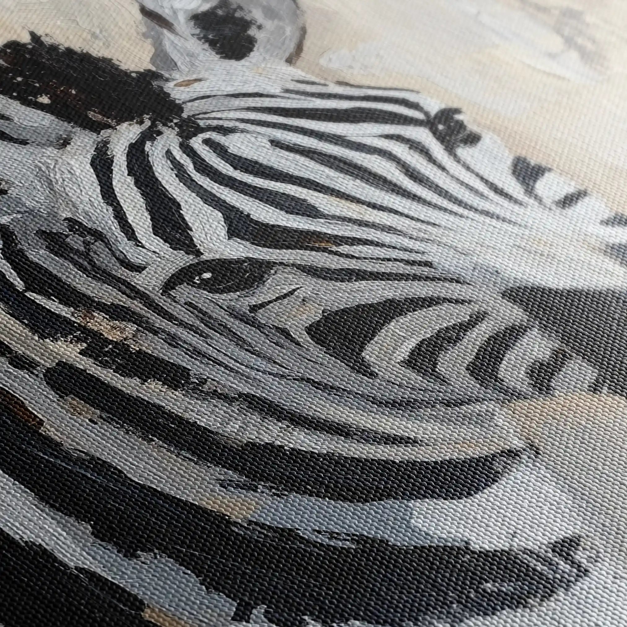 Animals 182 Canvas Art 60 x 40 cm / Black