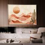 Boho 182 Canvas Art 60 x 40 cm / Black