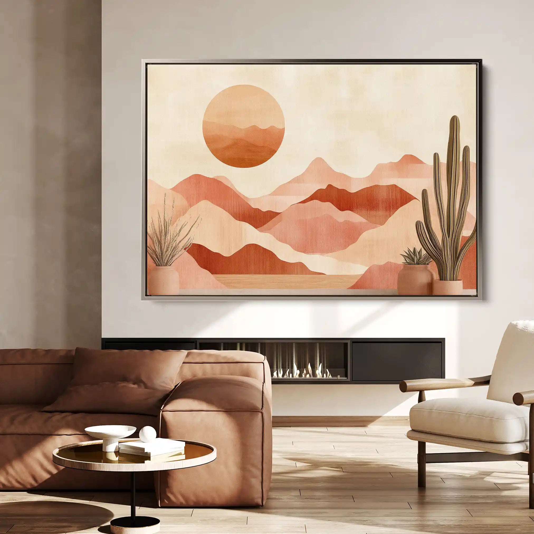 Boho 182 Canvas Art 60 x 40 cm / Black