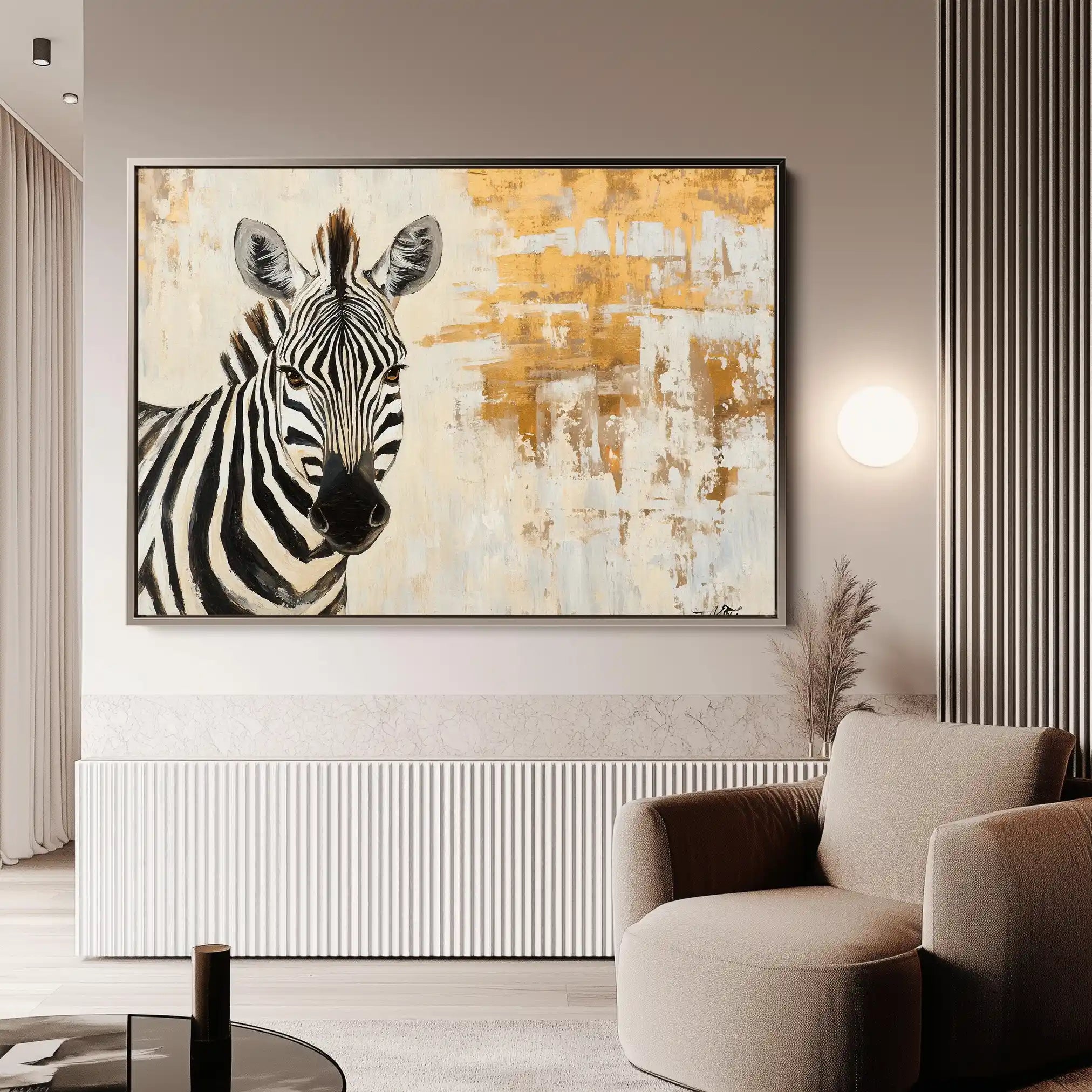 Animals 183 Canvas Art 60 x 40 cm / Black