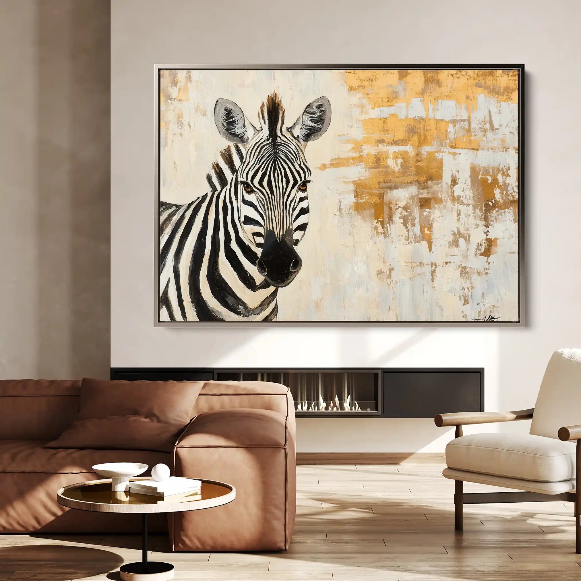 Animals 183 Canvas Art 60 x 40 cm / Black