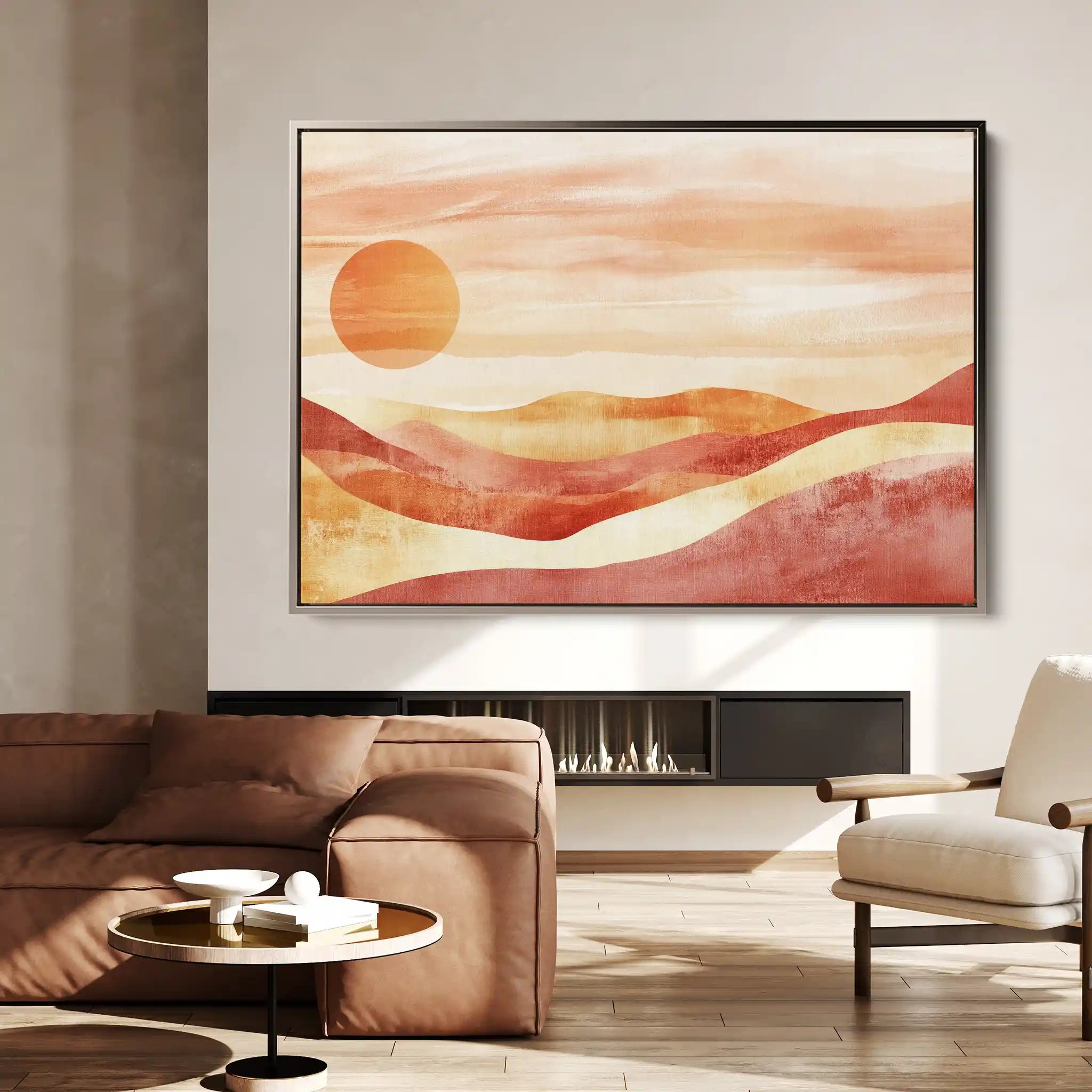 Boho 183 Canvas Art 60 x 40 cm / Black