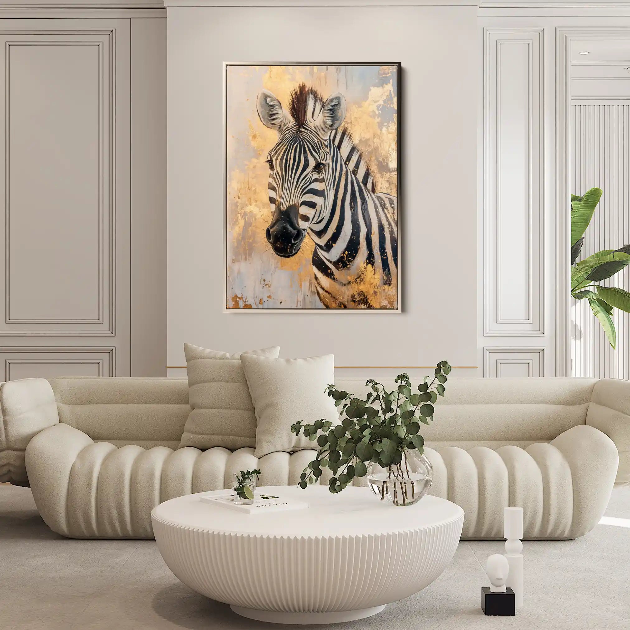 Animals 184 Canvas Art 60 x 40 cm / Black