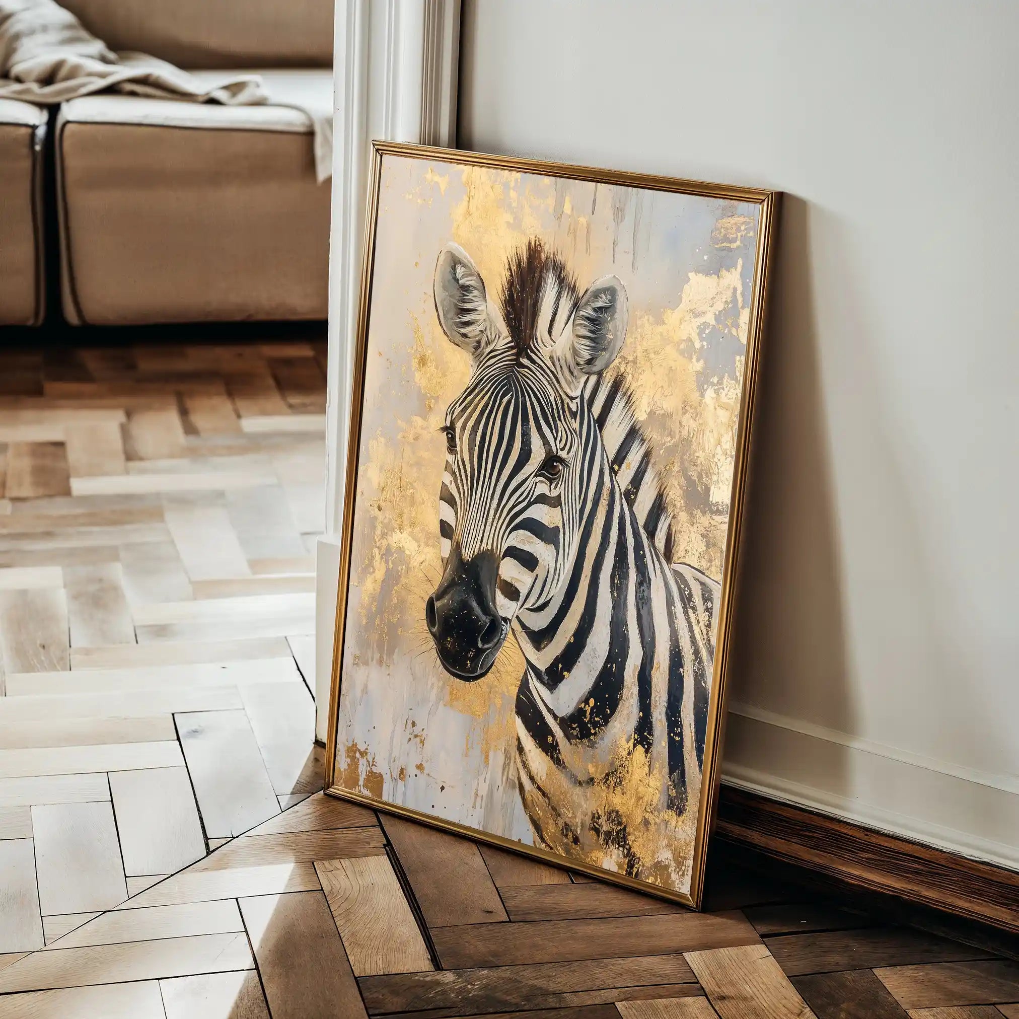 Animals 184 Canvas Art 60 x 40 cm / Black