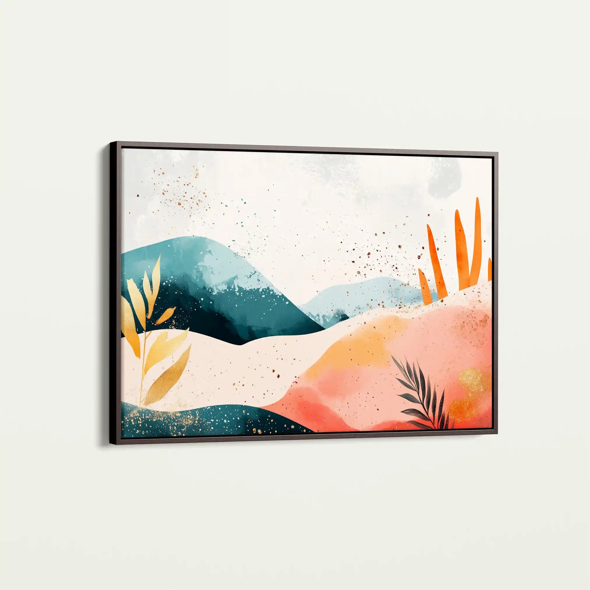 Boho 185 Canvas Art 60 x 40 cm / Black