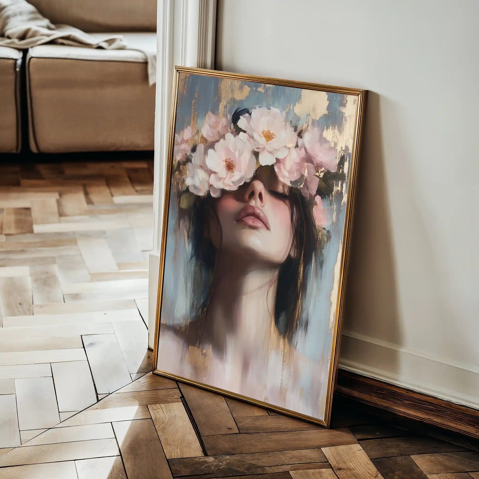 Portrait 185 Canvas Art 60 x 40 cm / Black