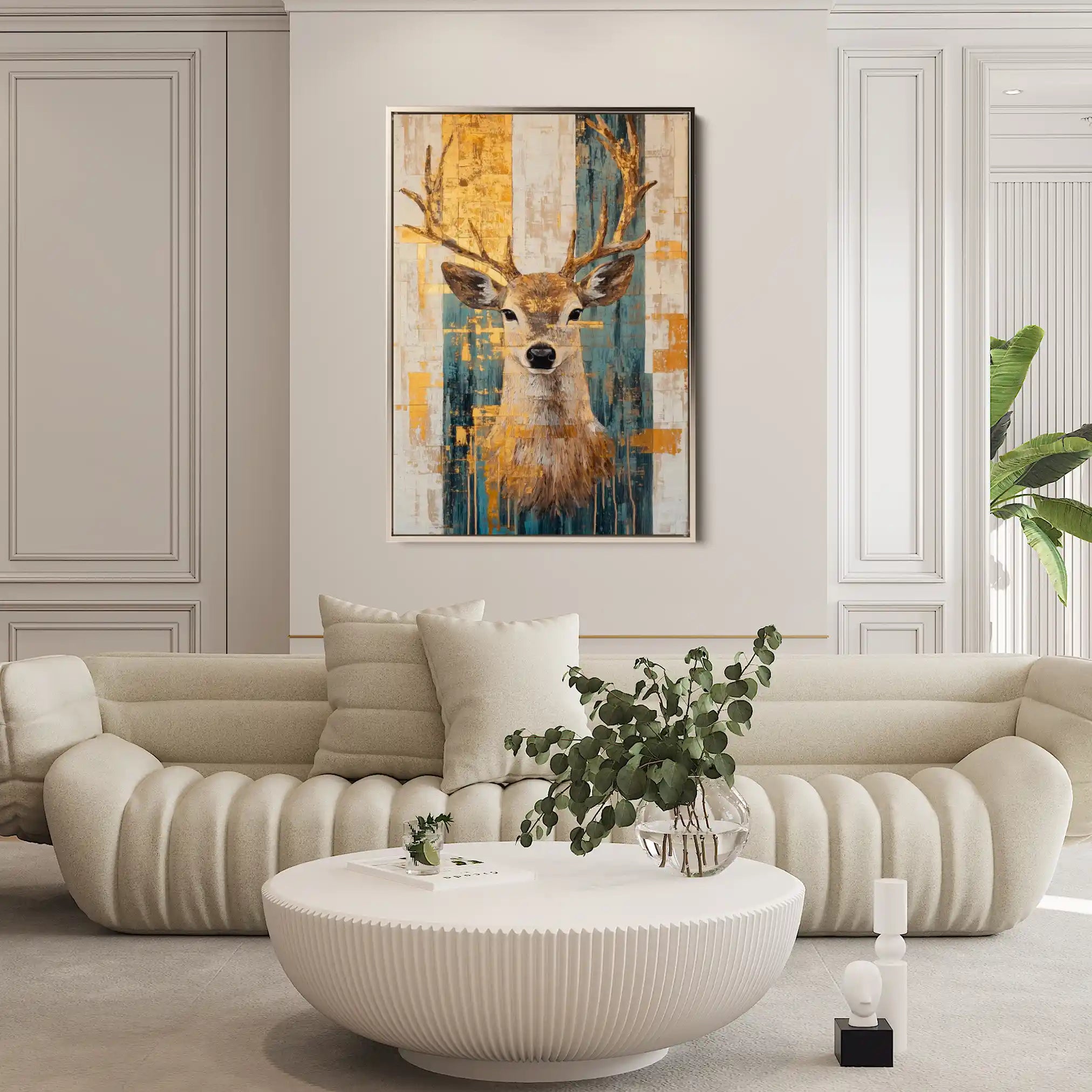 Animals 186 Canvas Art 60 x 40 cm / Black