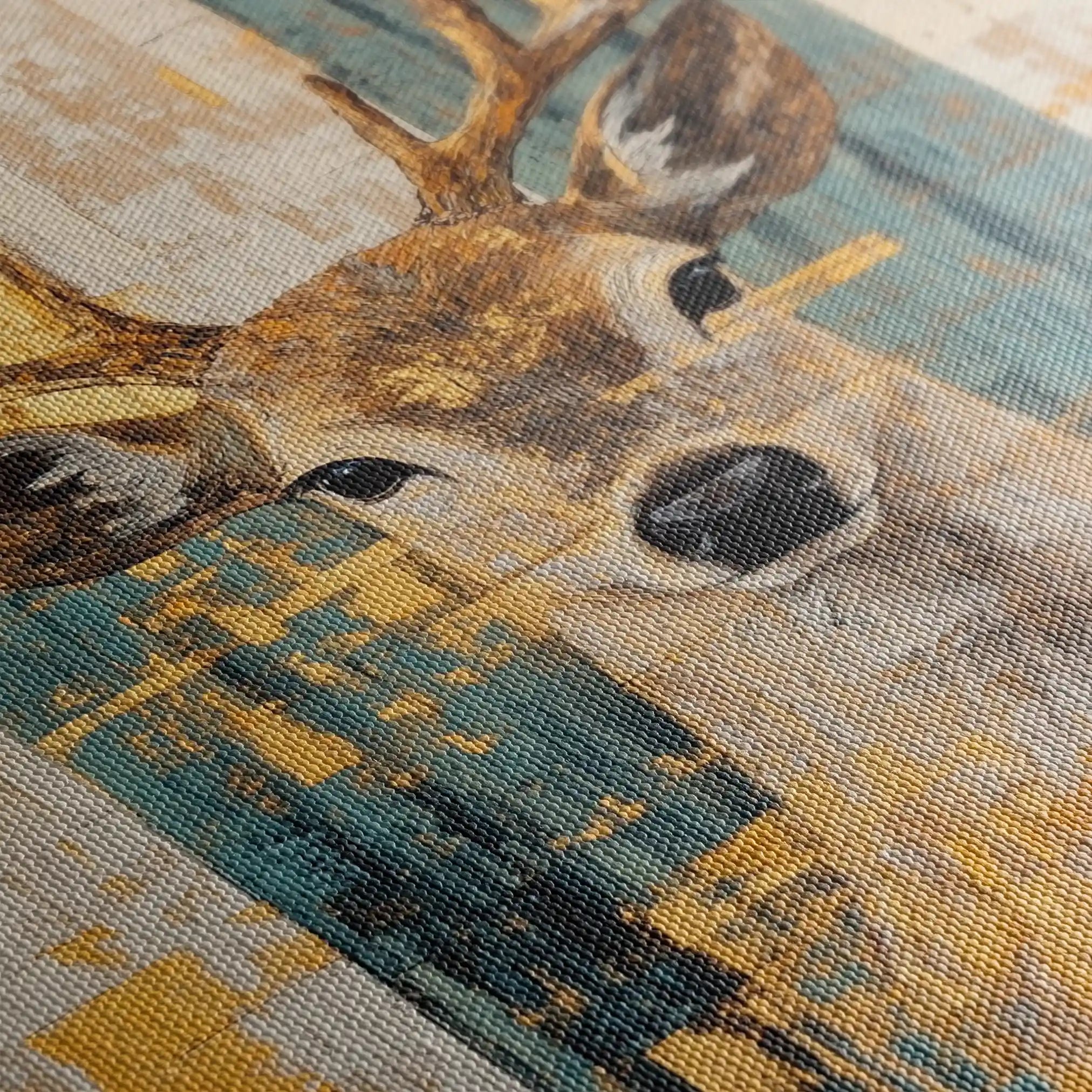 Animals 186 Canvas Art 60 x 40 cm / Black