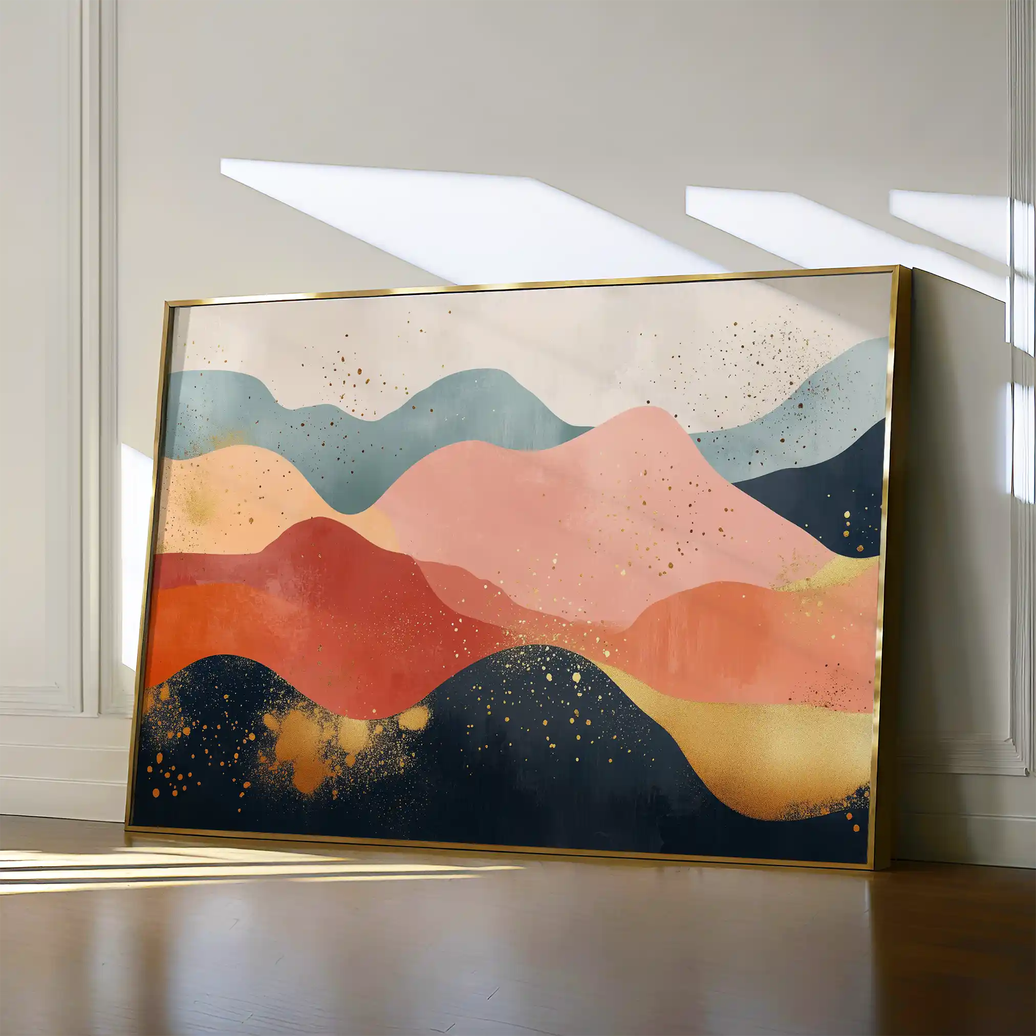 Boho 186 Canvas Art 60 x 40 cm / Black