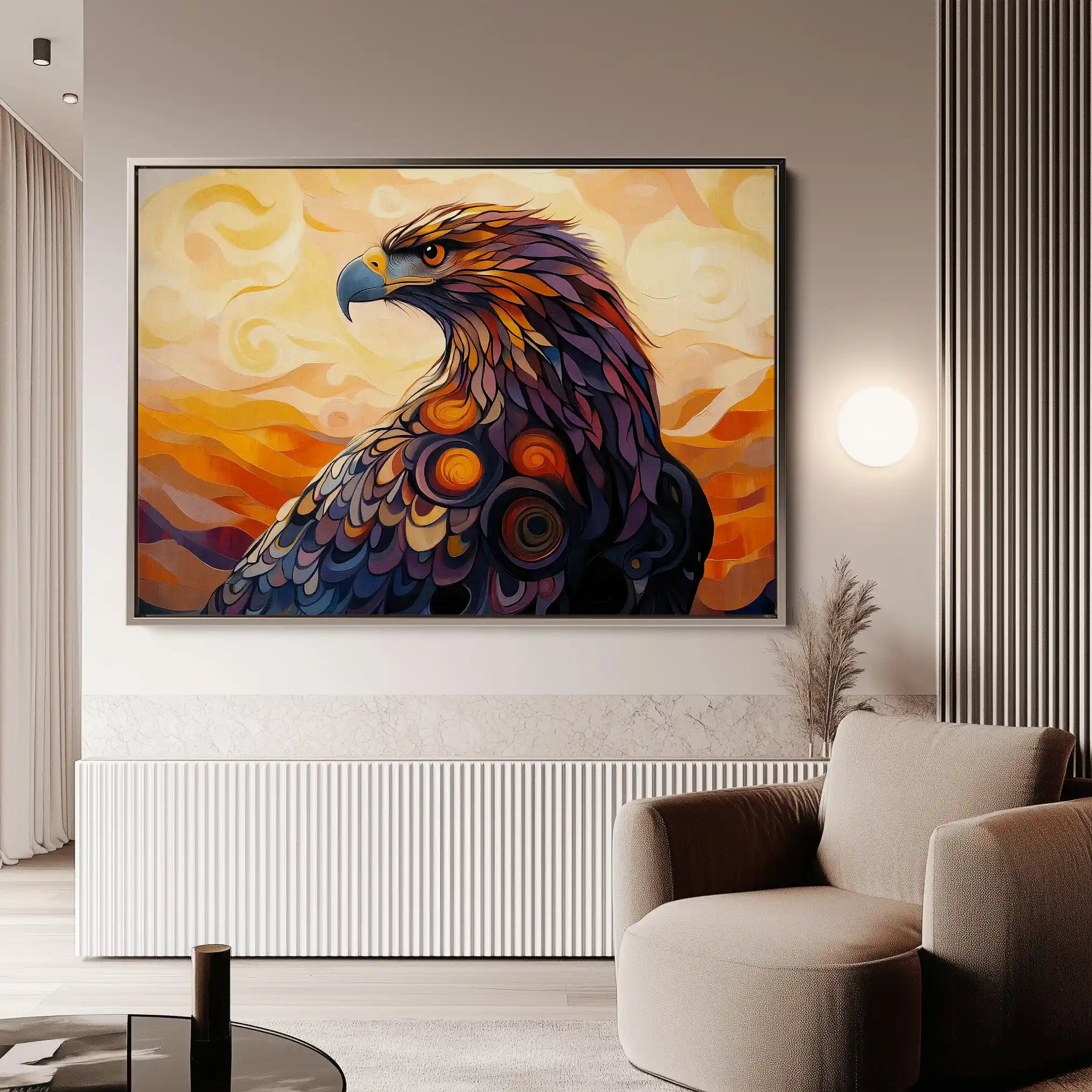 Animals 187 Canvas Art 60 x 40 cm / Black