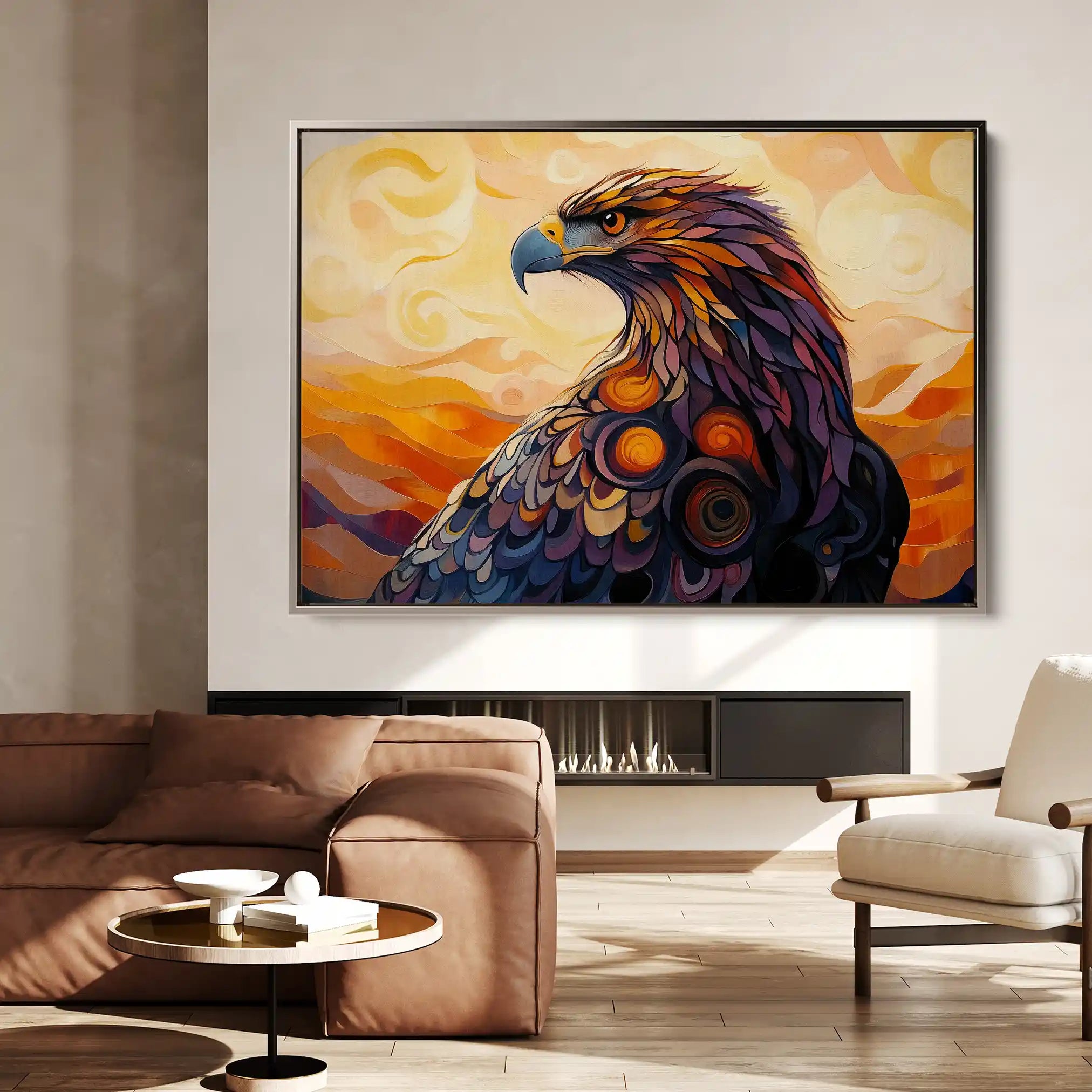 Animals 187 Canvas Art 60 x 40 cm / Black