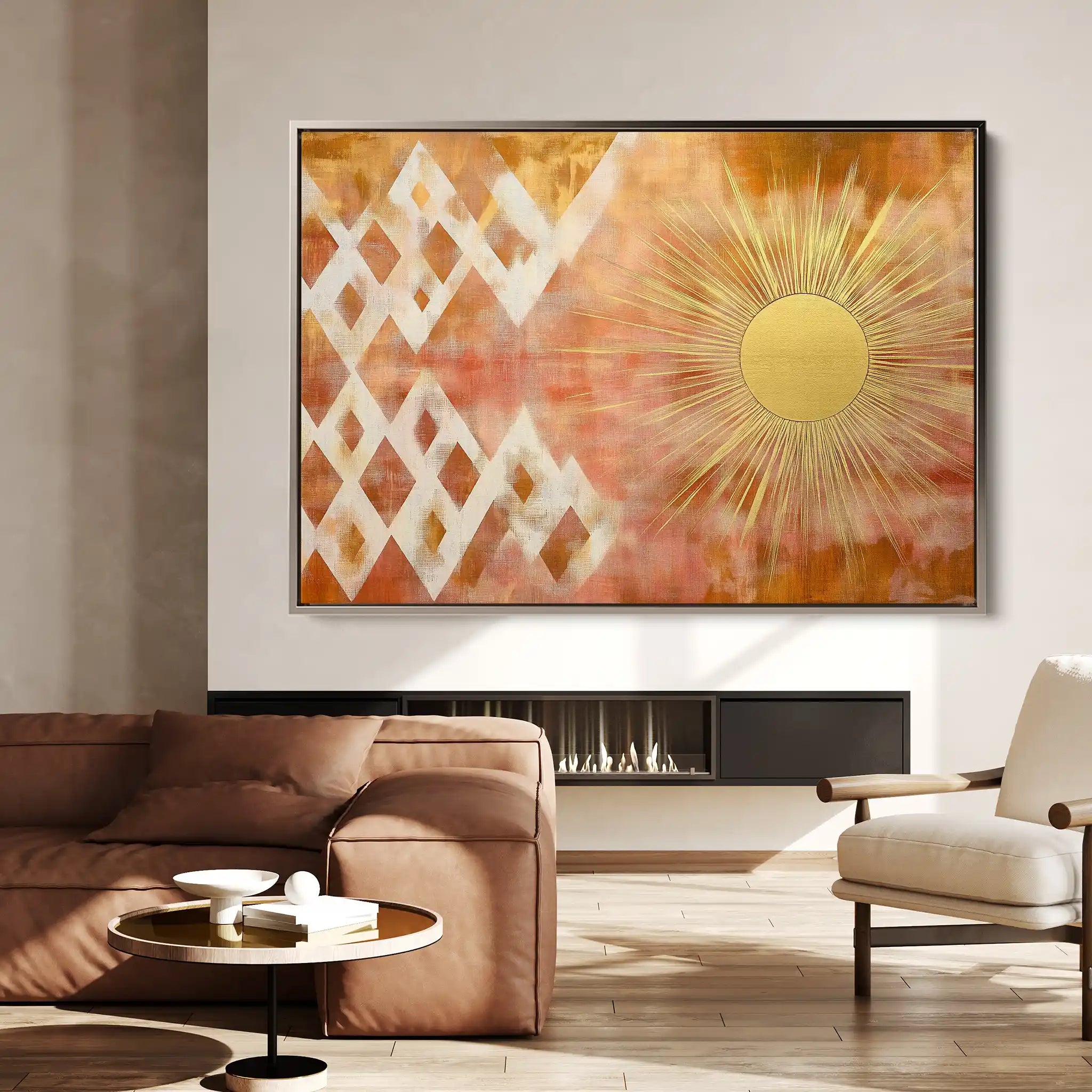 Boho 187 Canvas Art 60 x 40 cm / Black