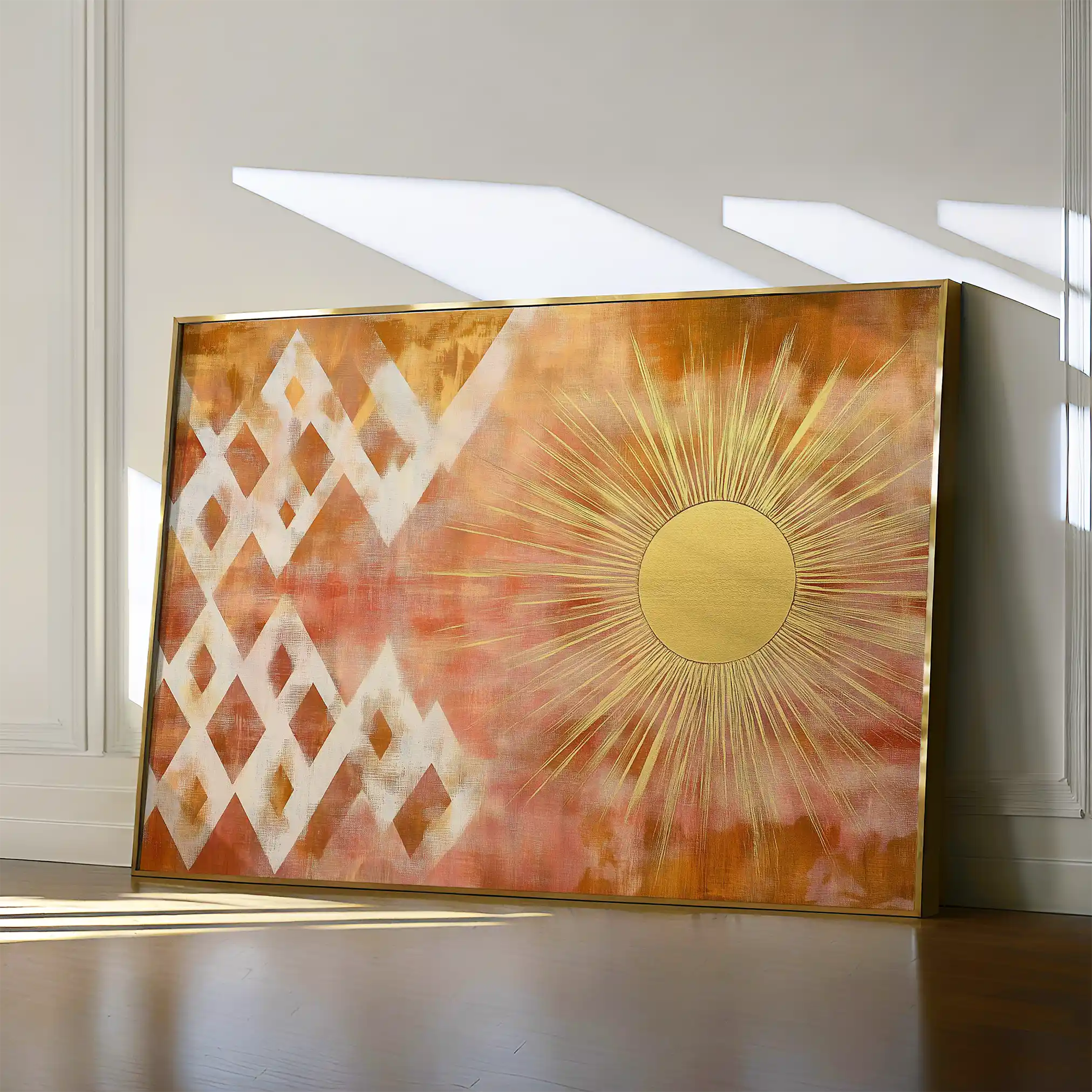 Boho 187 Canvas Art 60 x 40 cm / Black