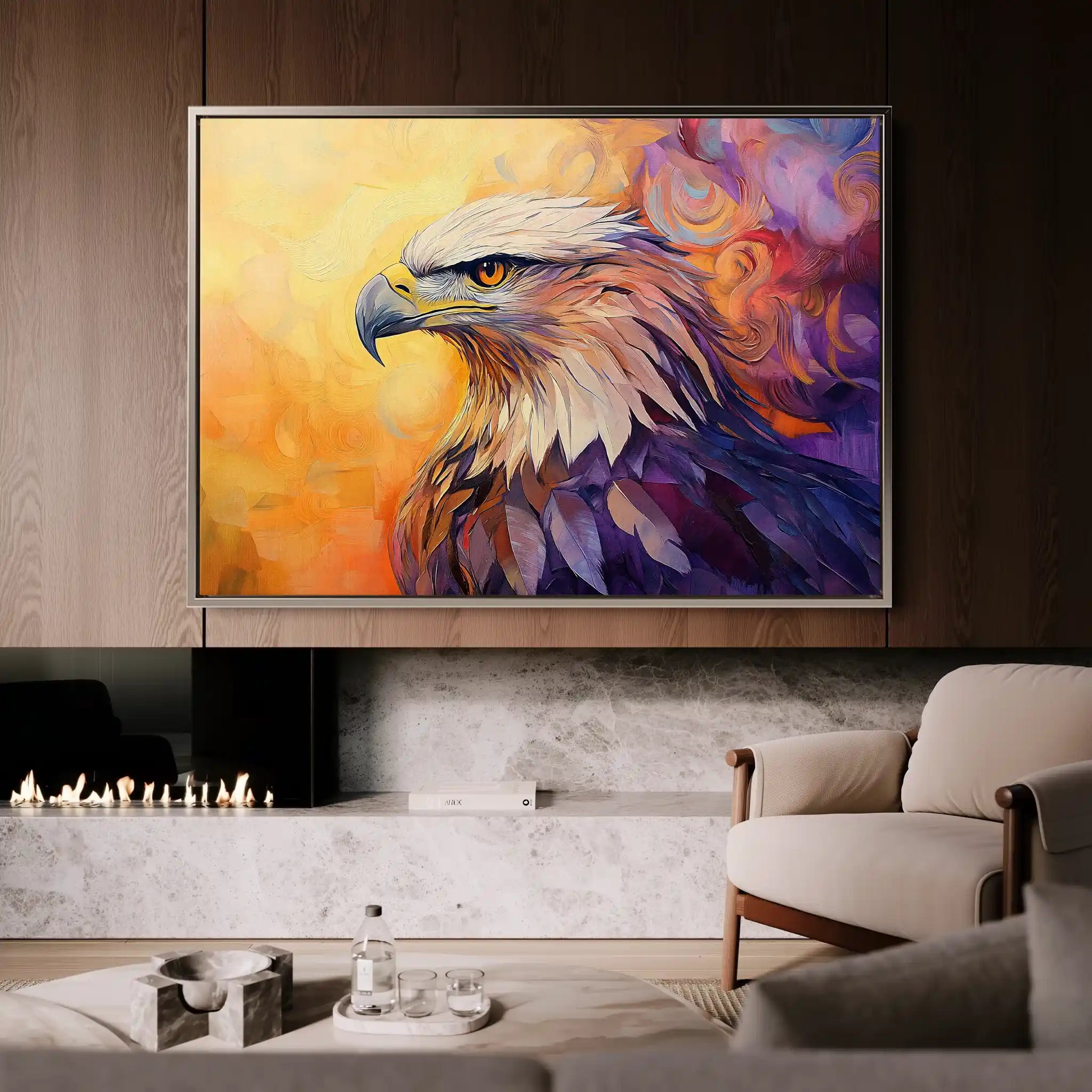 Animals 188 Canvas Art 60 x 40 cm / Black