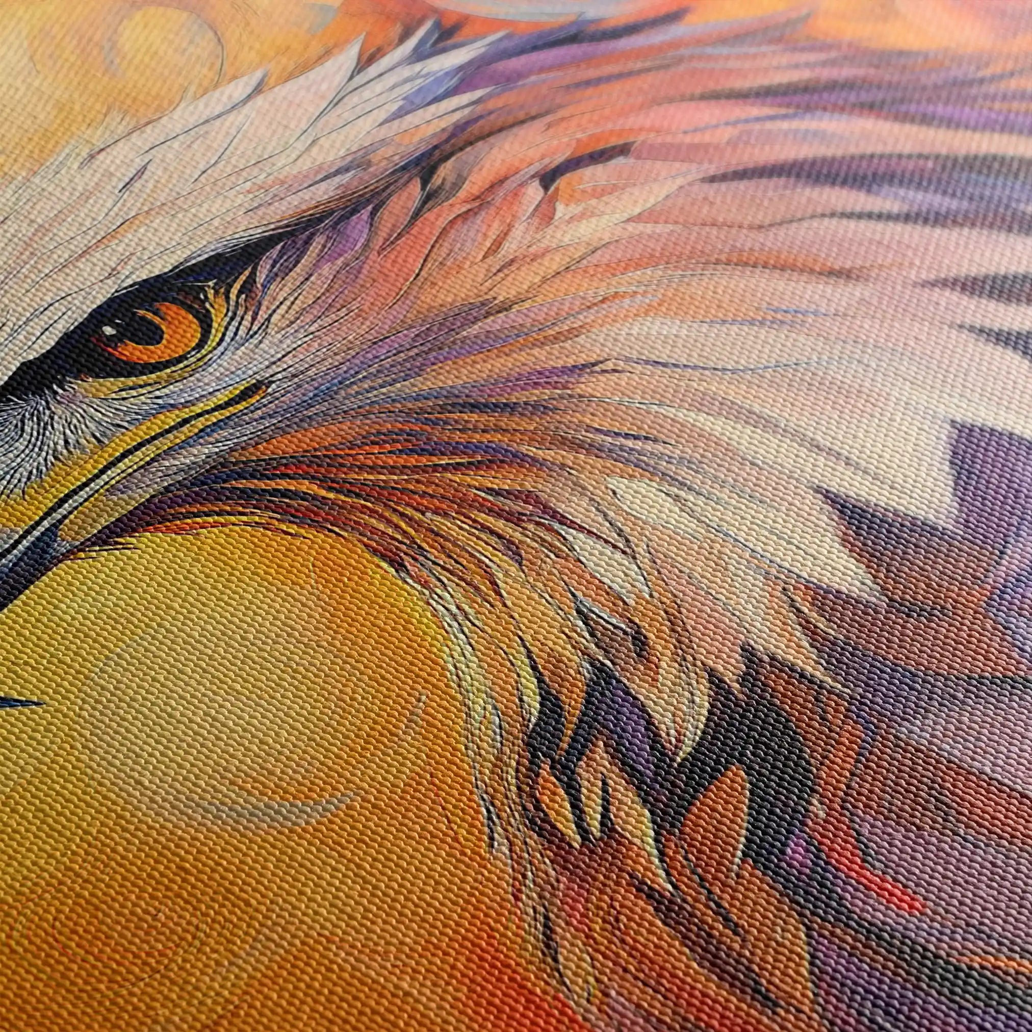 Animals 188 Canvas Art 60 x 40 cm / Black