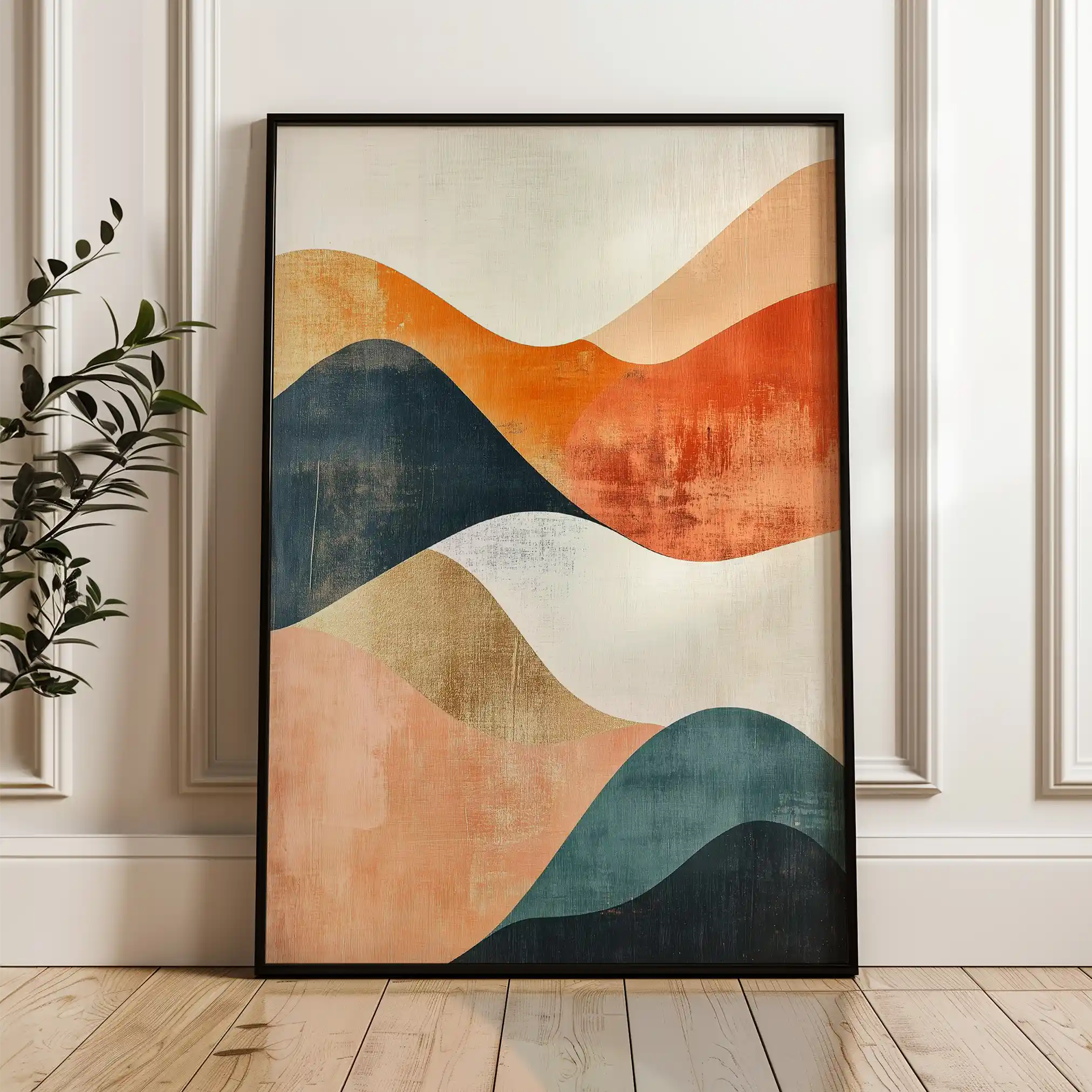 Boho 188 Canvas Art 60 x 40 cm / Black