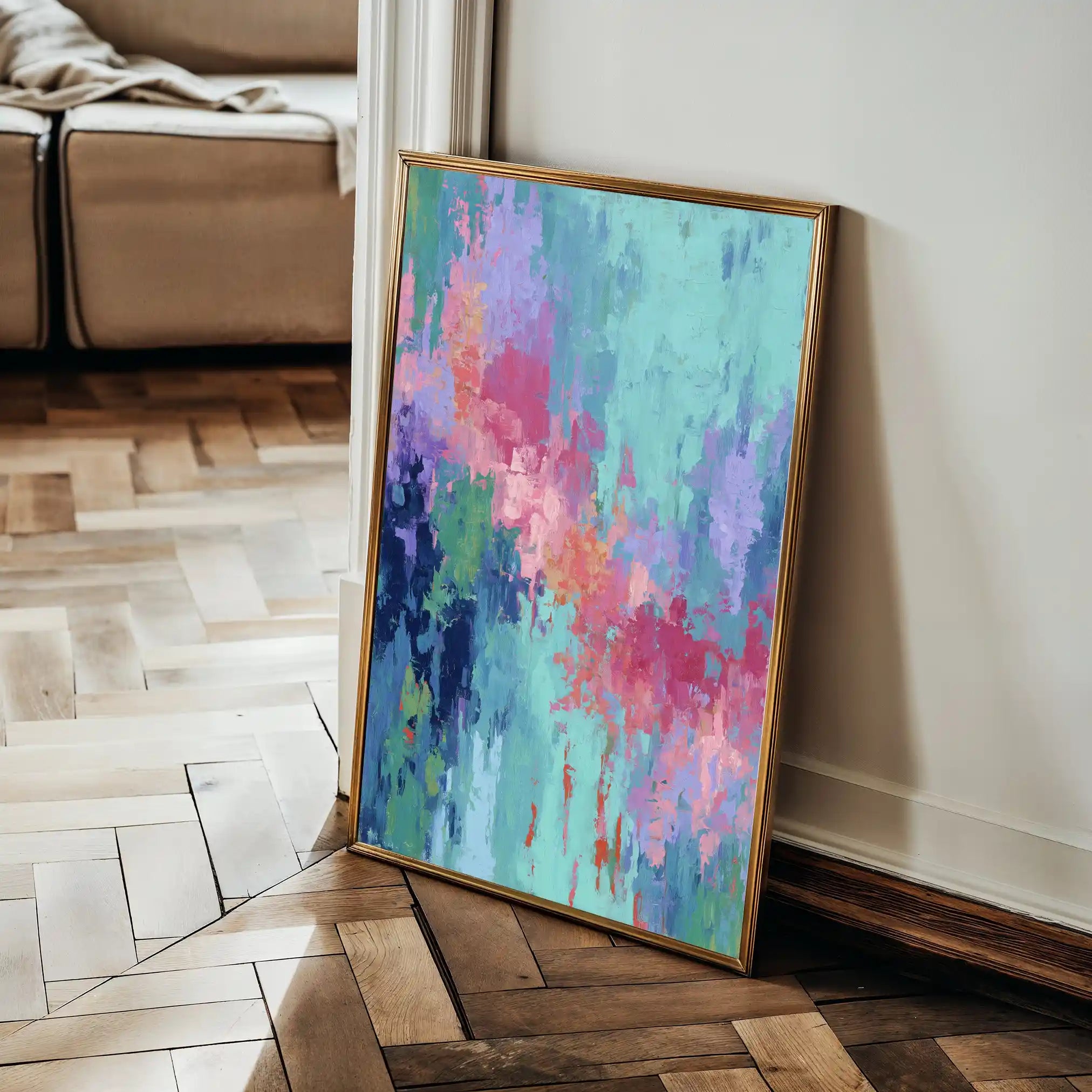 Abstract 1885 Canvas Art 60 x 40 cm / Black