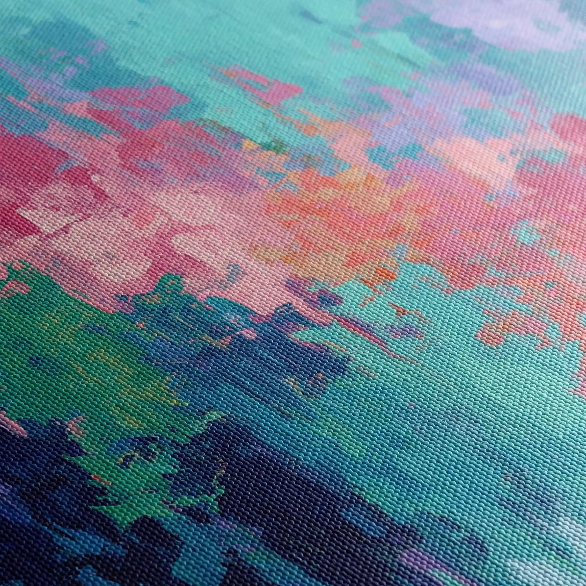 Abstract 1885 Canvas Art 60 x 40 cm / Black