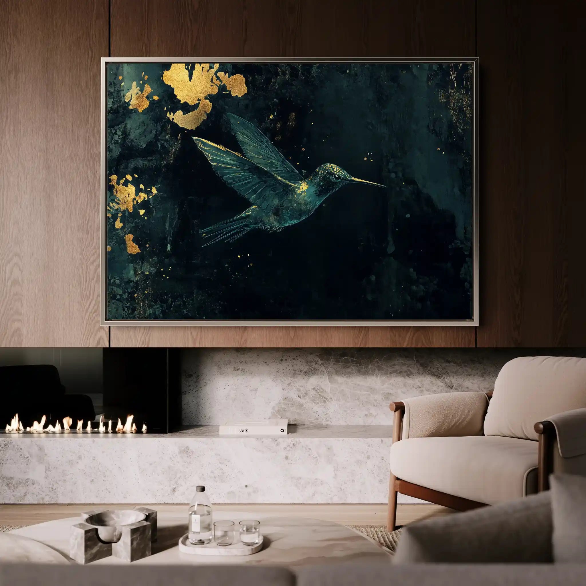 Animals 189 Canvas Art 60 x 40 cm / Black