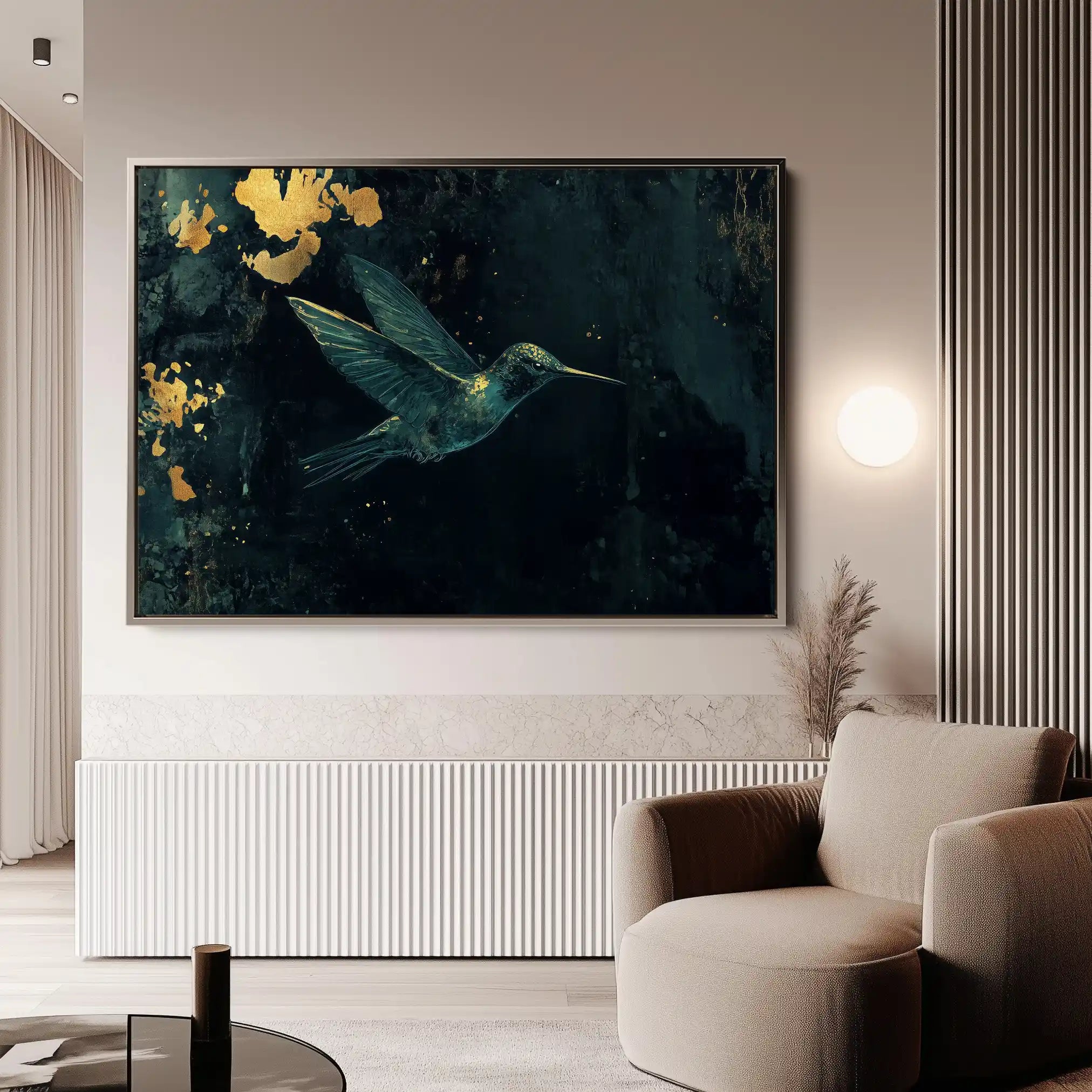 Animals 189 Canvas Art 60 x 40 cm / Black