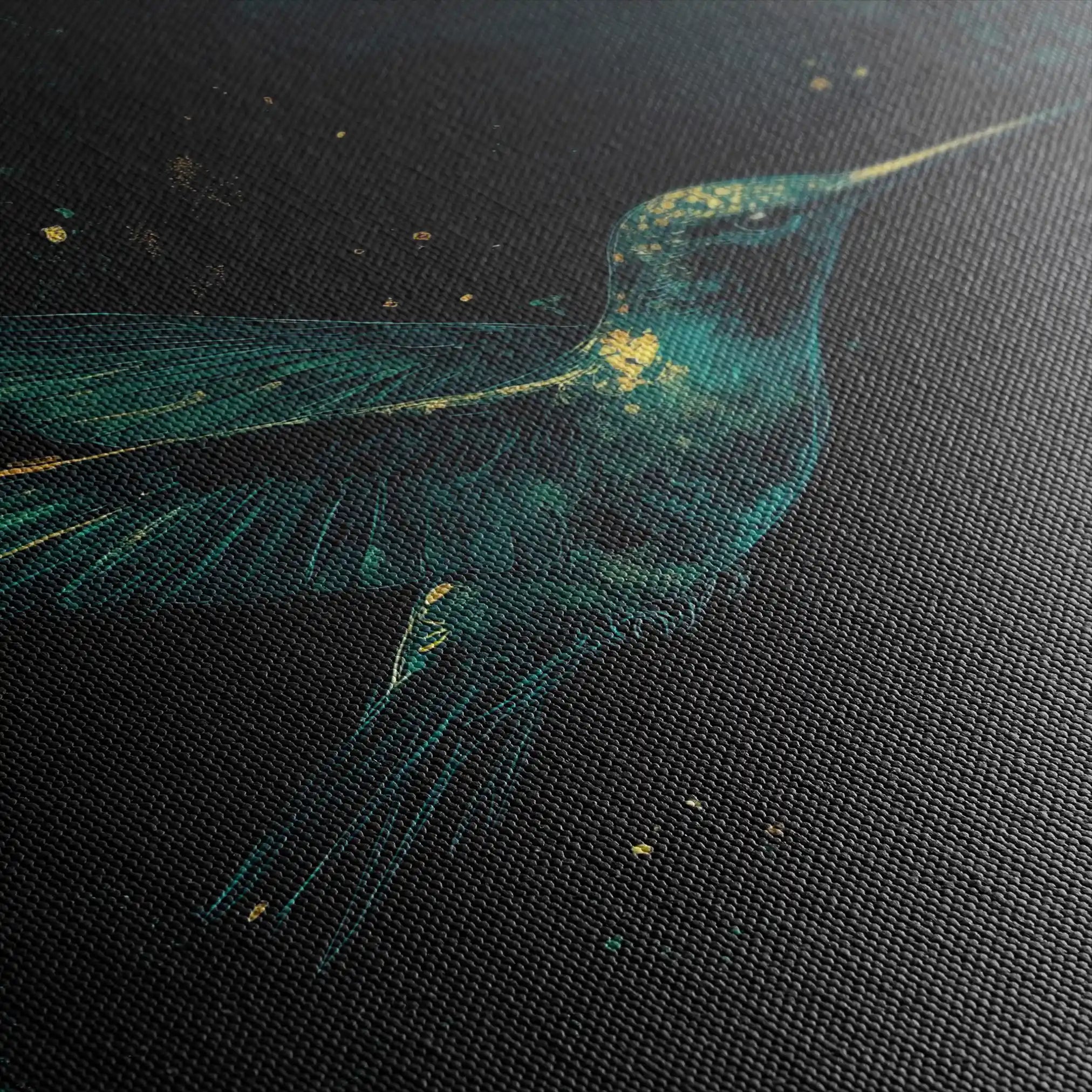 Animals 189 Canvas Art 60 x 40 cm / Black